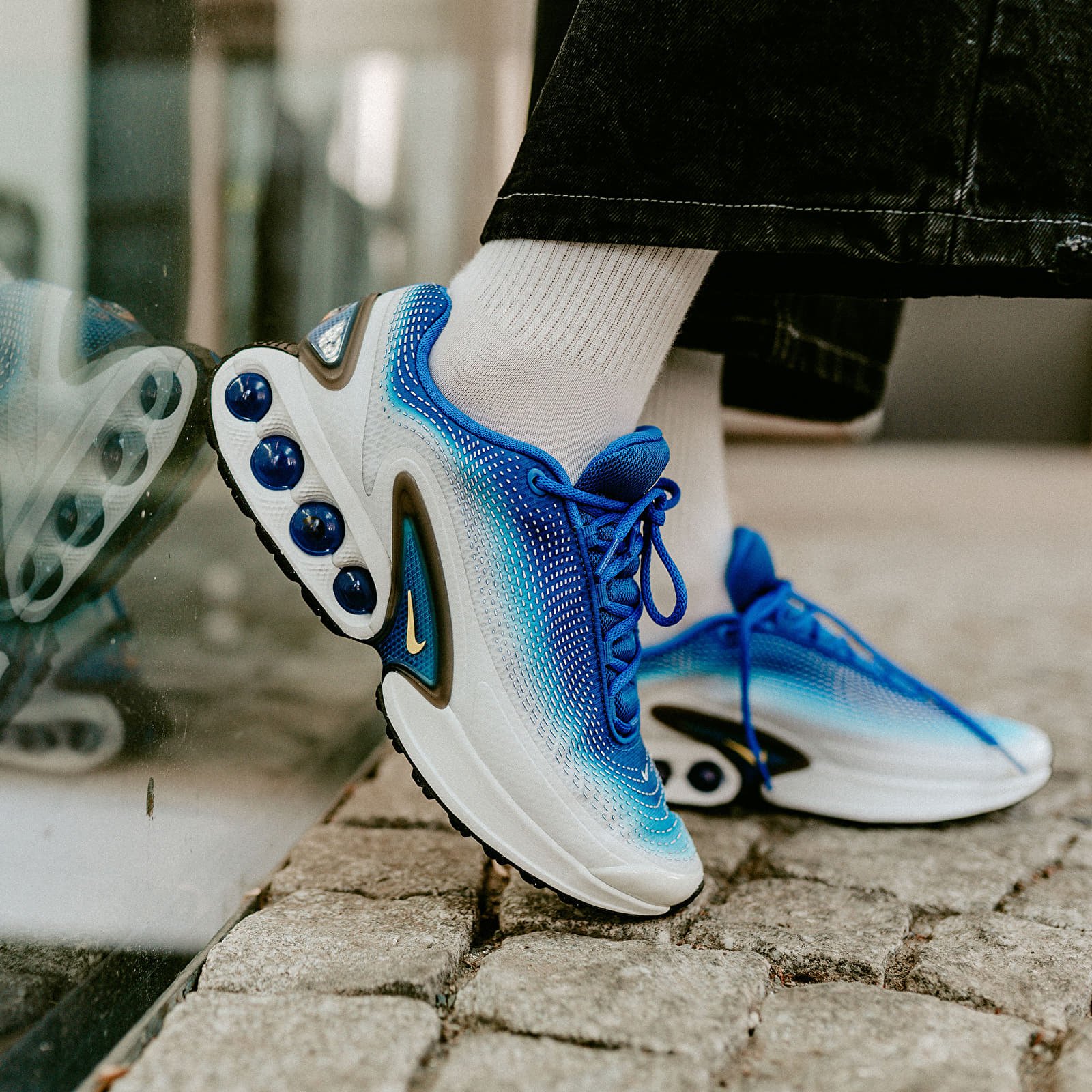 Vīriešu apavi Nike Air Max Dn Se Racer Blue/ Vibrant Yellow-Blue Fury