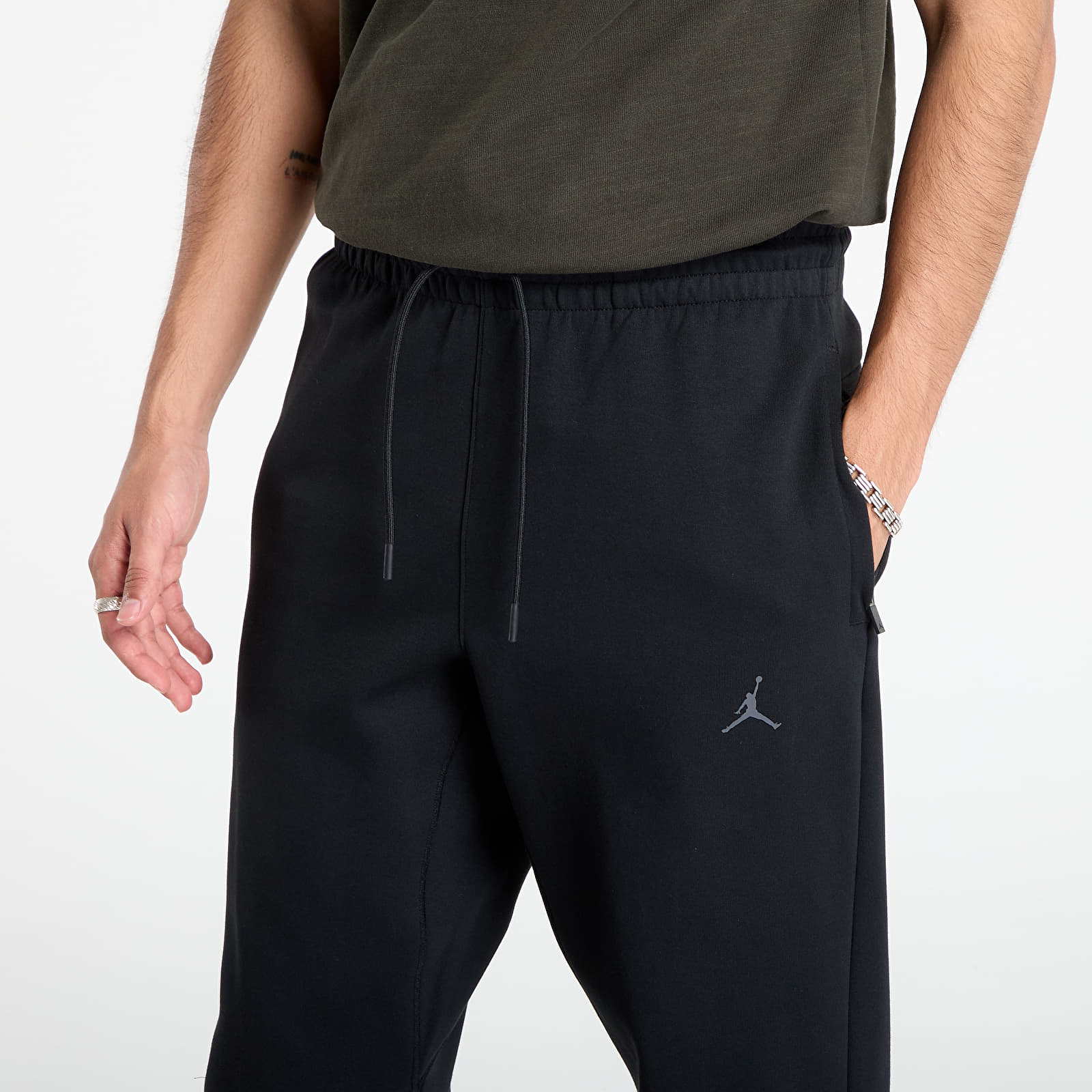 Joggebukser Jordan Sport Hoop Fleece Men's Dri-FIT Pants Black/ Dark Shadow