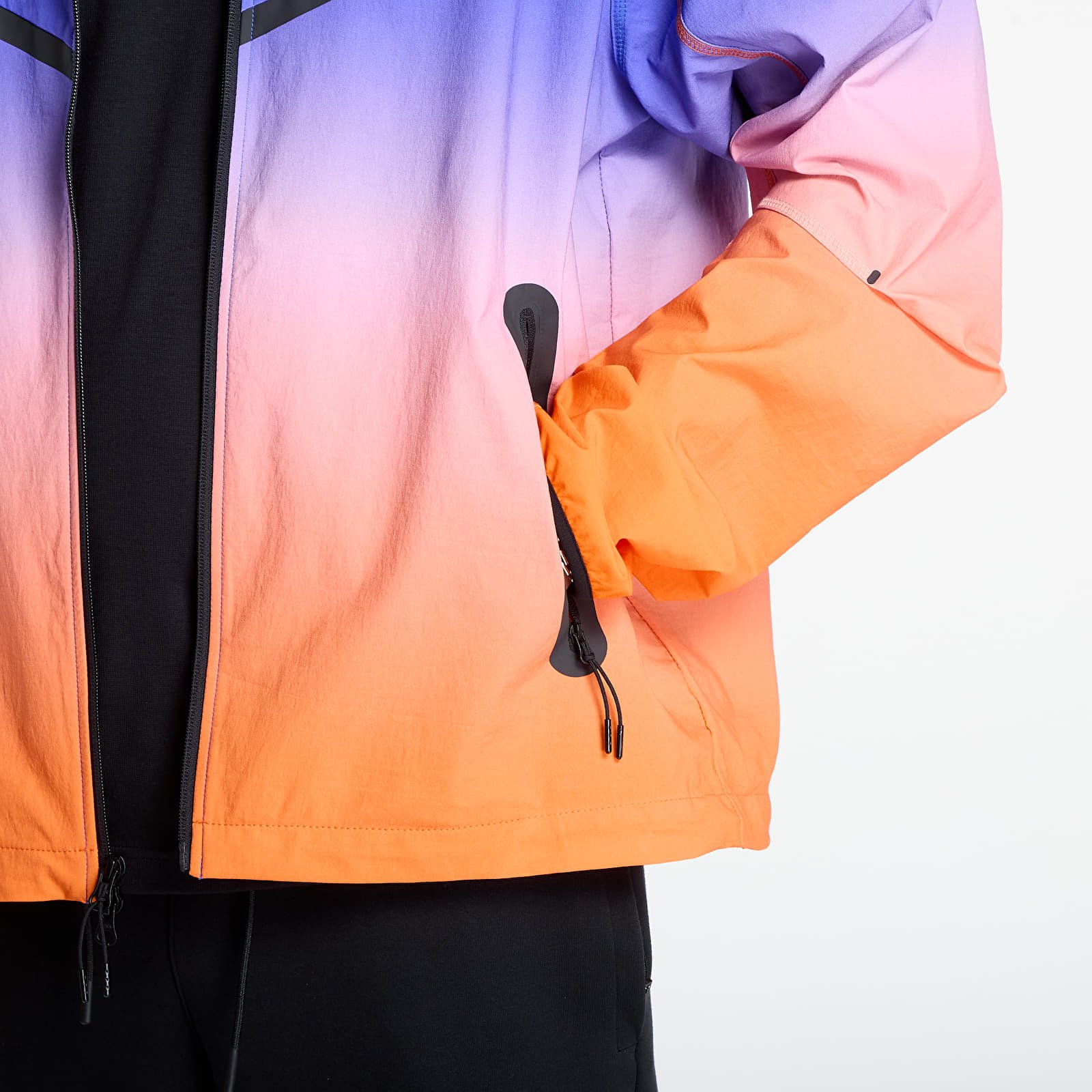 Jakker Nike Tech Men's Woven Full-Zip Jacket Game Royal/ Safety Orange