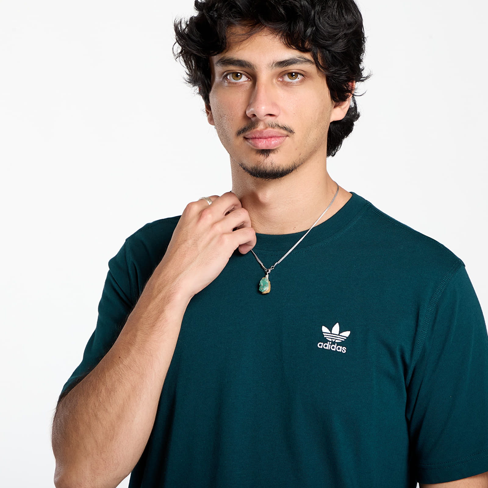 T-shirts adidas Trefoil Essentials Tee Aurora Ivy