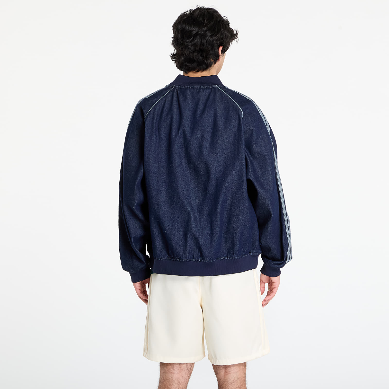 Jackets adidas SST Adicolor Loose Denim Stone Jacket Indigo Denim