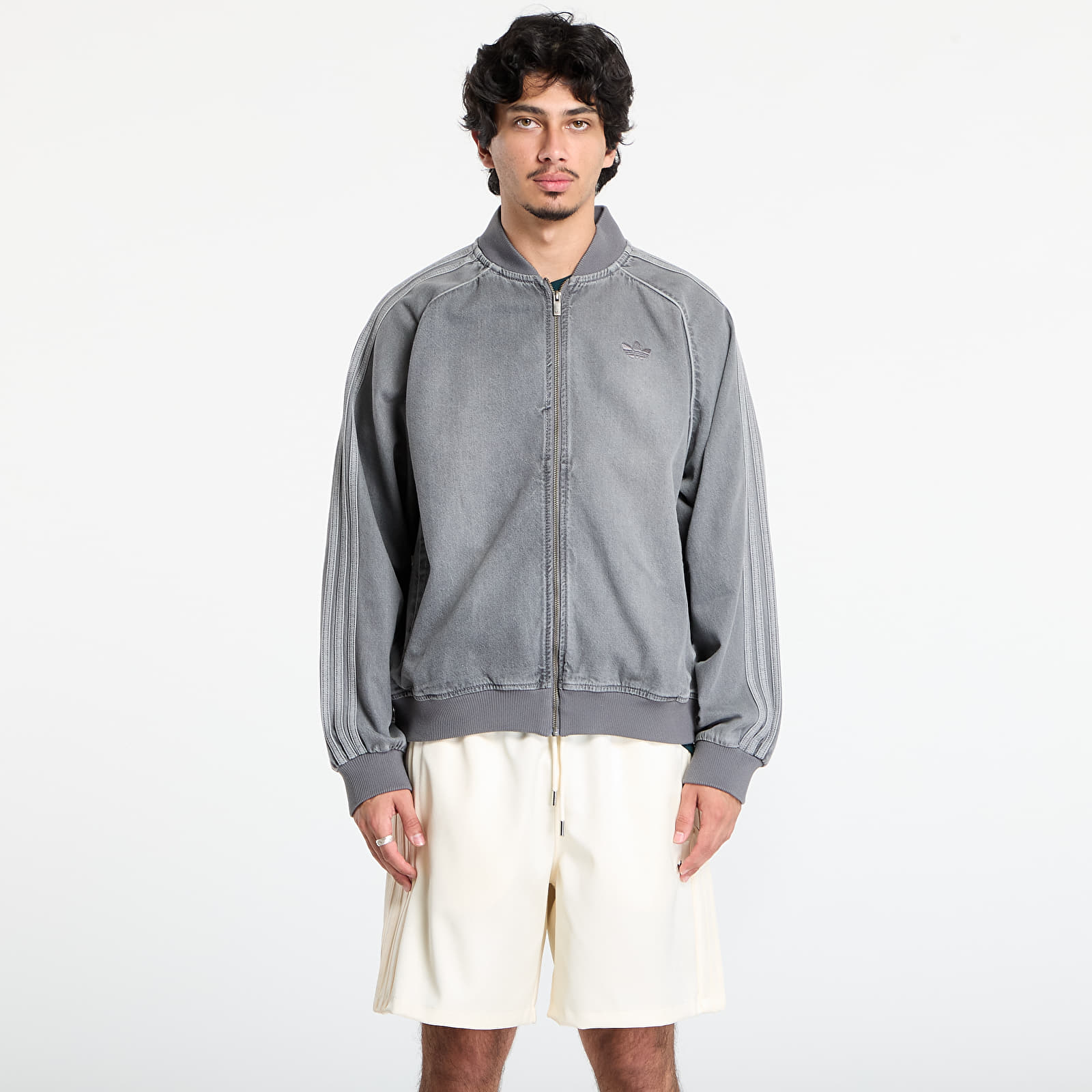 Jackets adidas SST Adicolor Loose Denim Jacket Light Denim