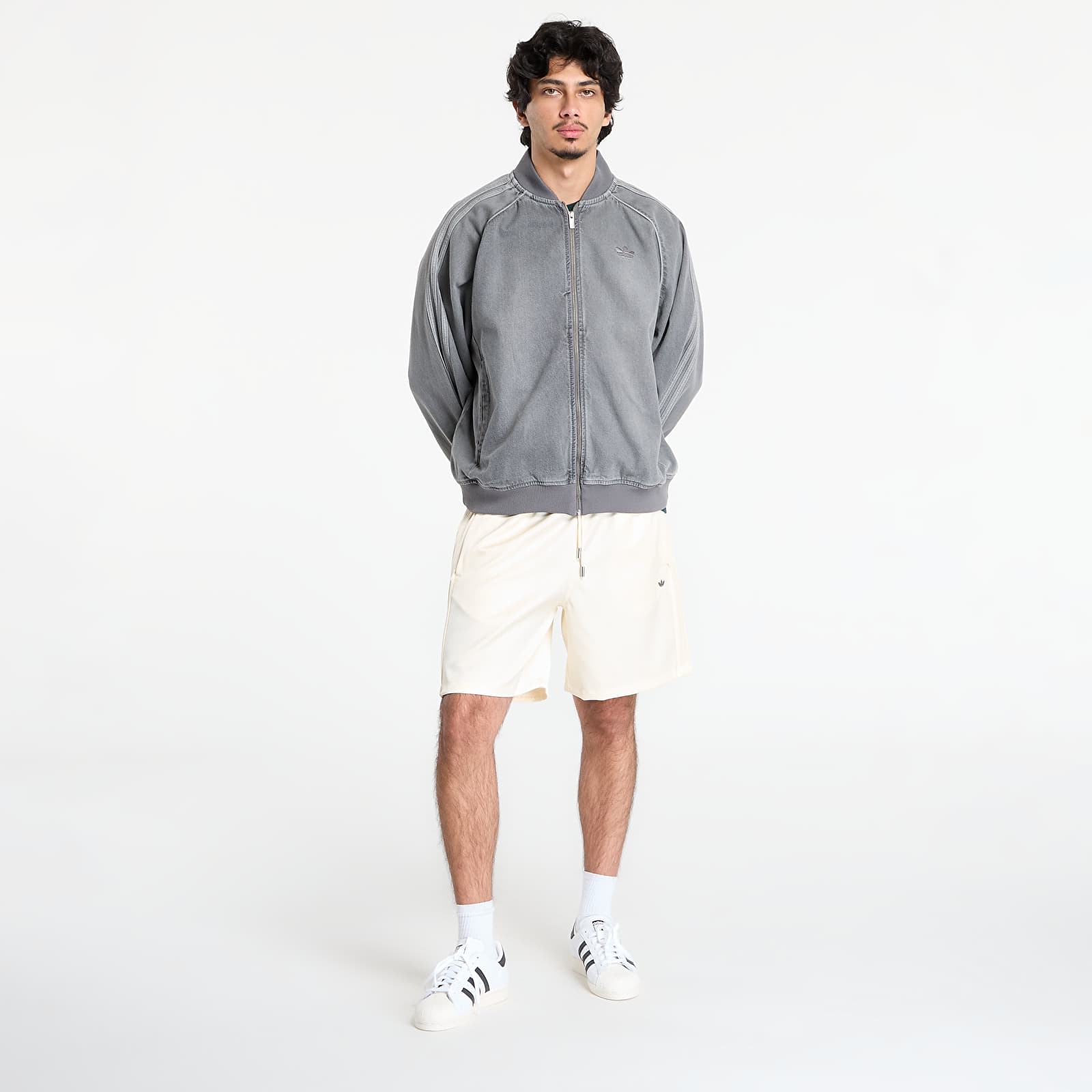Jackets adidas SST Adicolor Loose Denim Jacket Light Denim