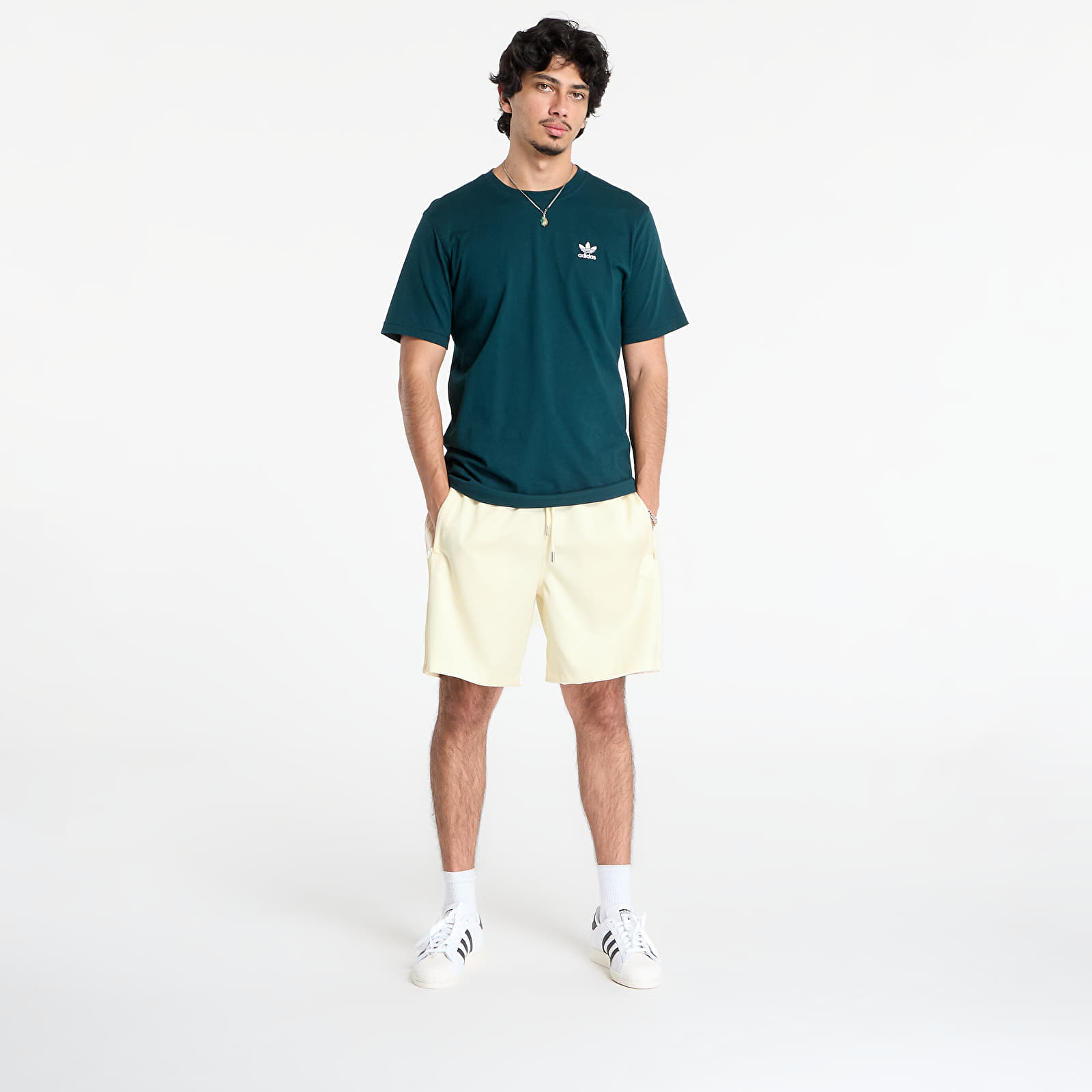Shorts adidas Satin Short Crew White