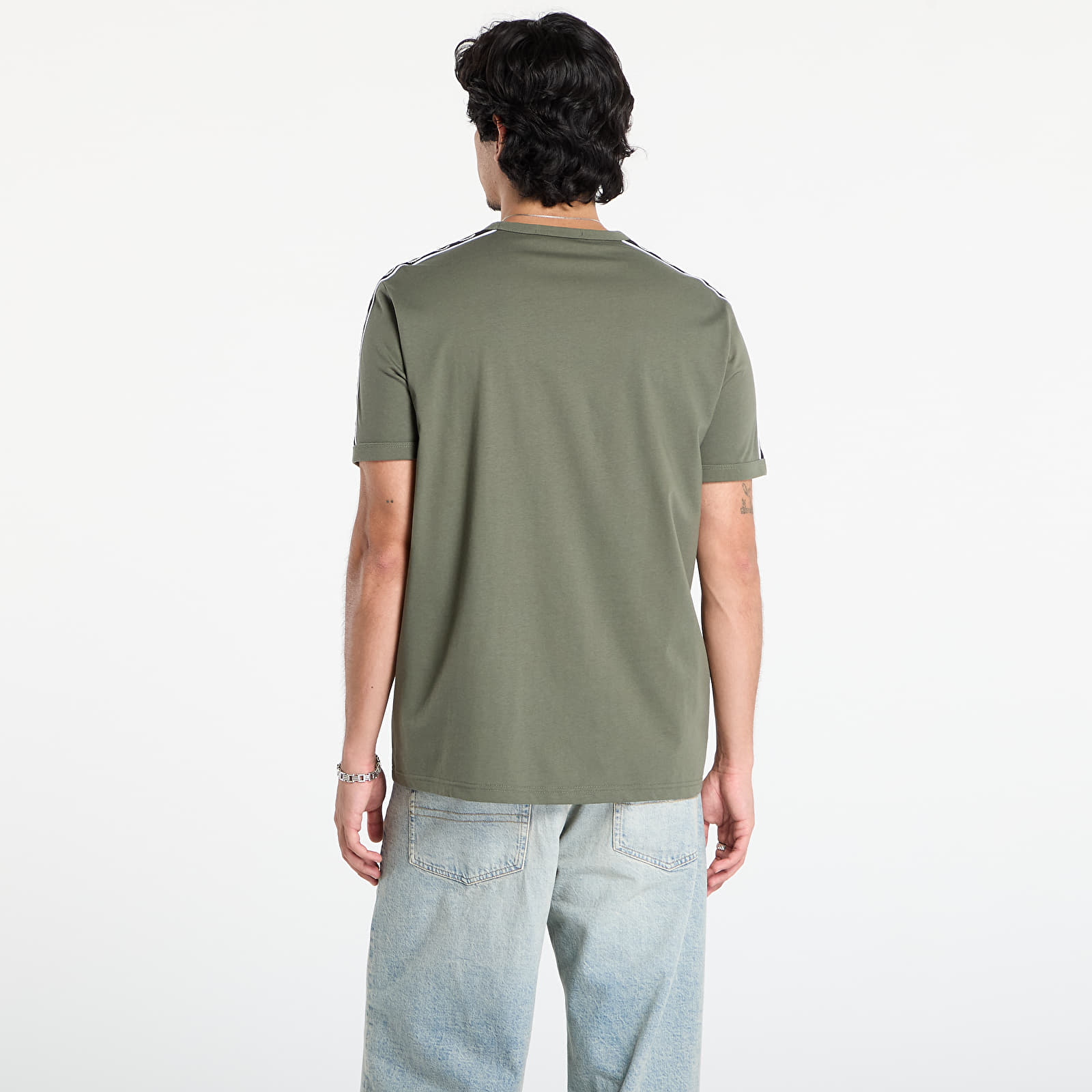 T-shirts FRED PERRY Contrast Tape Ringer T-Shirt Lrlwrthgreen/ Blk