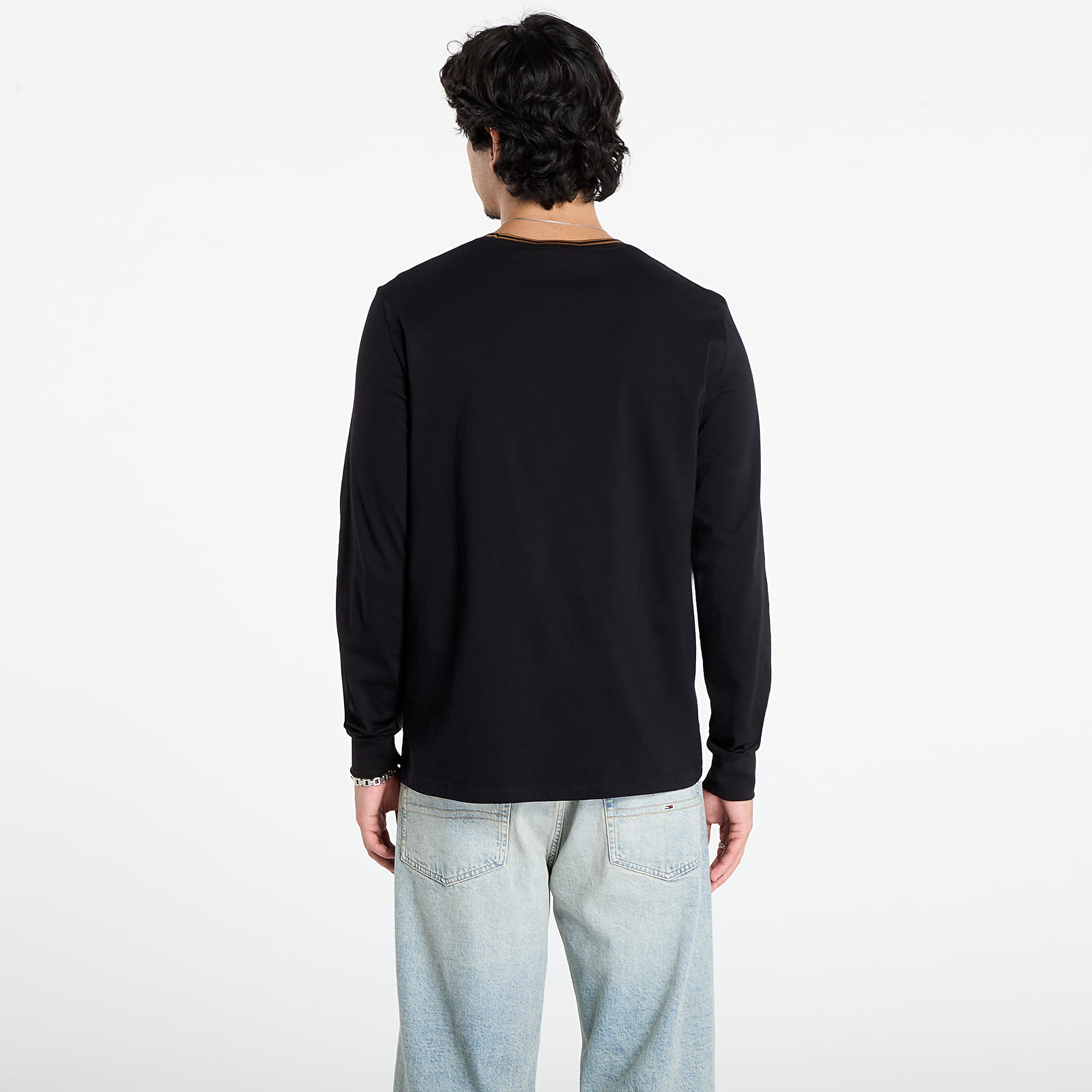 T-shirts FRED PERRY Ls Twin Tipped T-Shirt Black