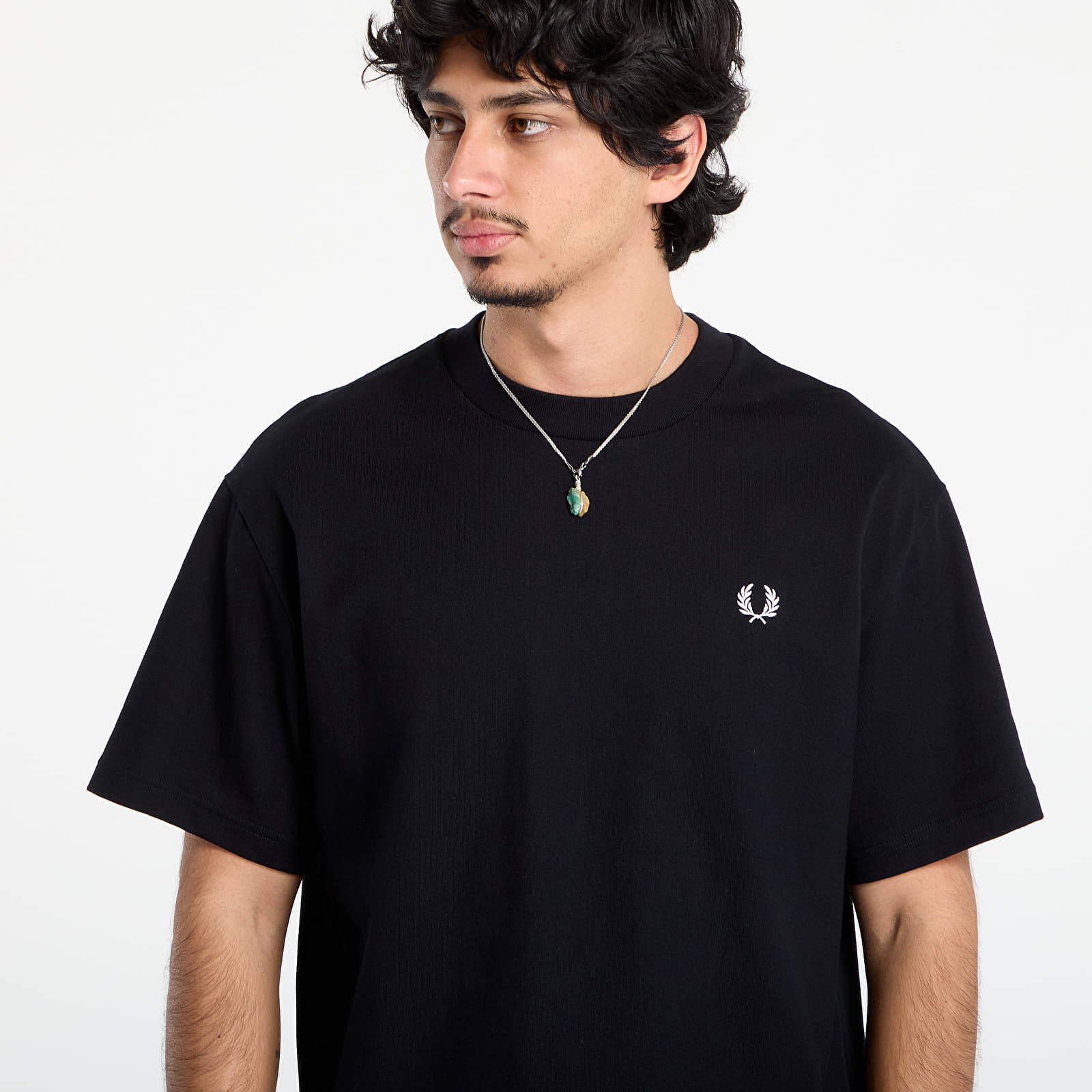 T-shirts FRED PERRY Relaxed T-Shirt Black