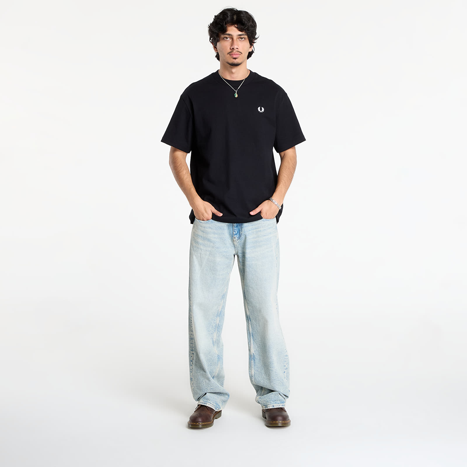 T-shirts FRED PERRY Relaxed T-Shirt Black