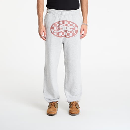 Billionaire Boys Club Icecream Checker Running Dog Sweatpants Heather Grey
