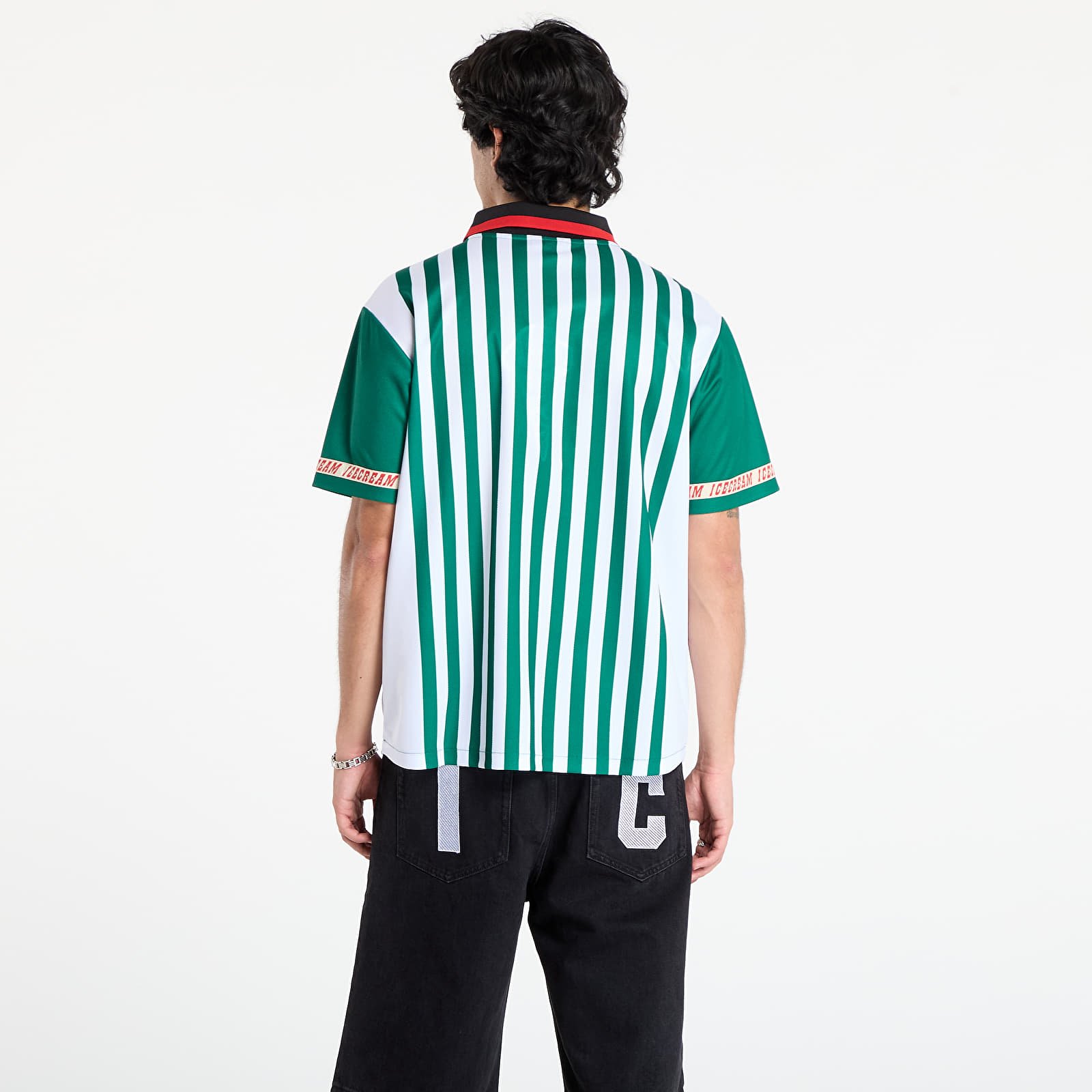 Dresy Billionaire Boys Club Icecream Striped Football Shirt Green