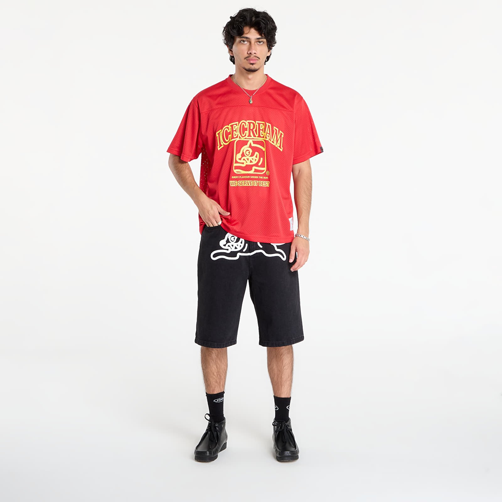 Dresy Billionaire Boys Club Icecream Team Football Shirt Red