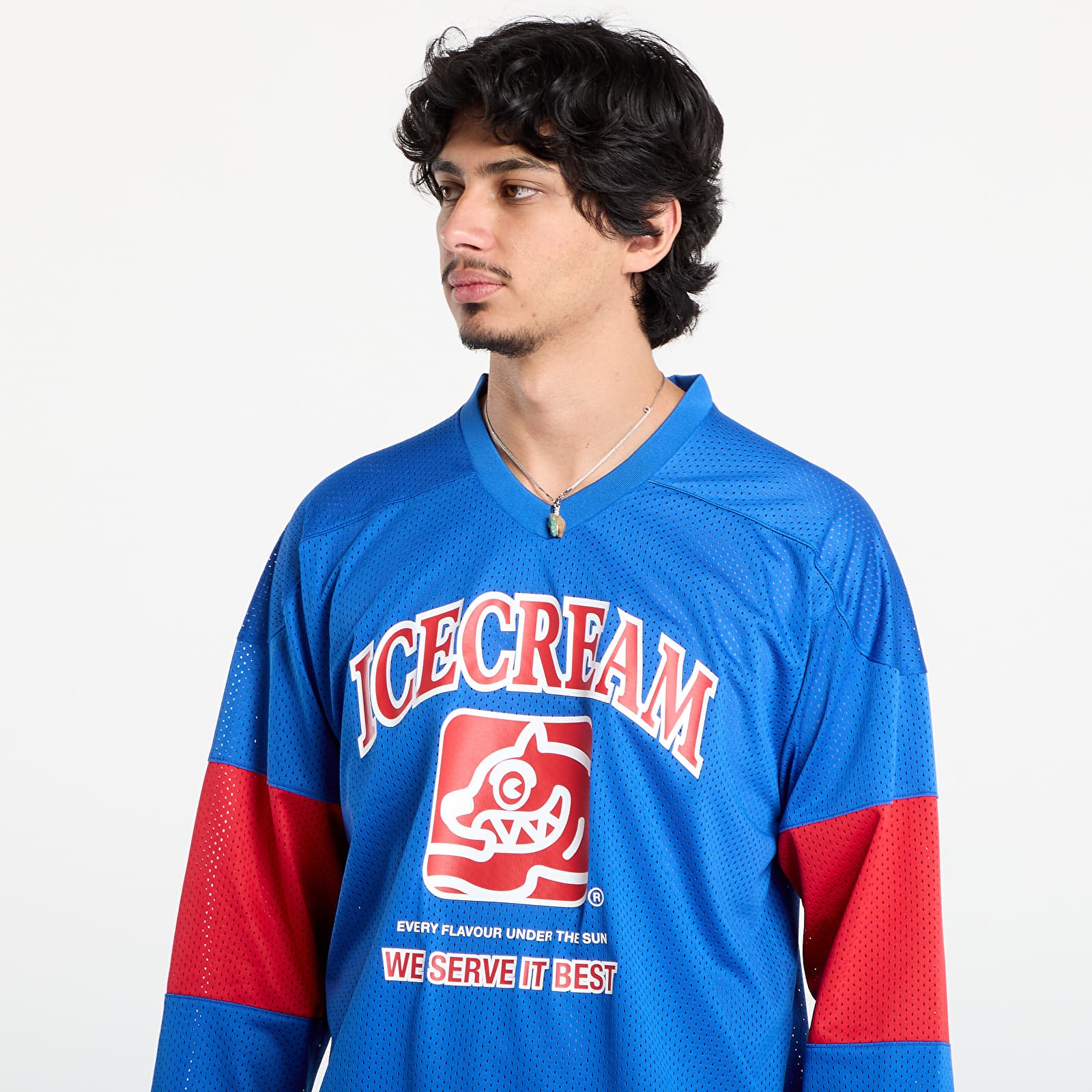 Dresy Billionaire Boys Club Icecream Team Hockey Shirt Blue/Red