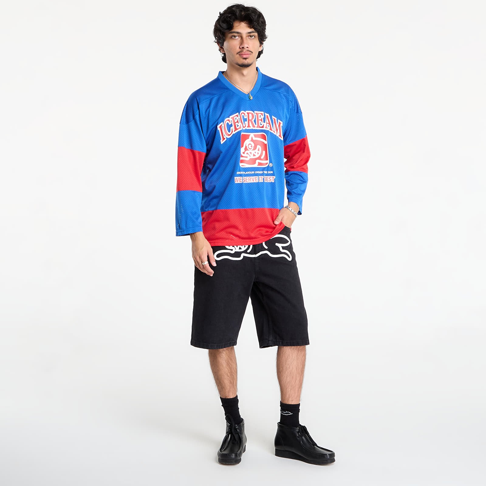 Dresy Billionaire Boys Club Icecream Team Hockey Shirt Blue/Red