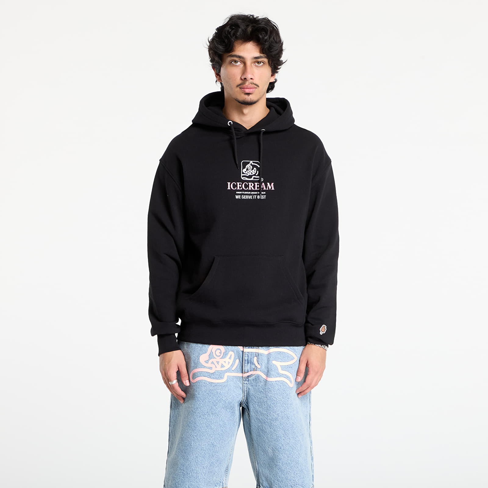 Mikiny Billionaire Boys Club Icecream Serve It Best Popover Hood Black