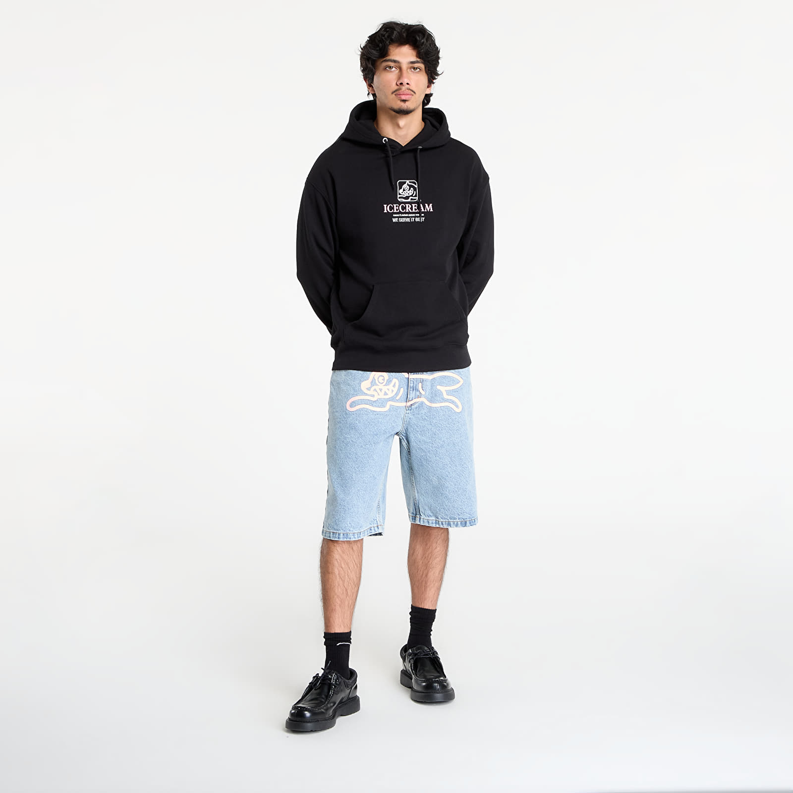 Mikiny Billionaire Boys Club Icecream Serve It Best Popover Hood Black