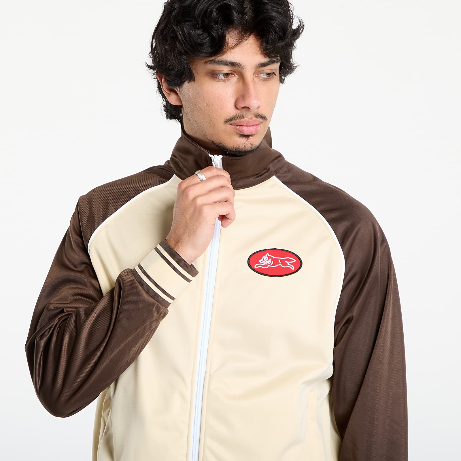 Mikiny Billionaire Boys Club Icecream Running Dog Zip Through Track Top Brown