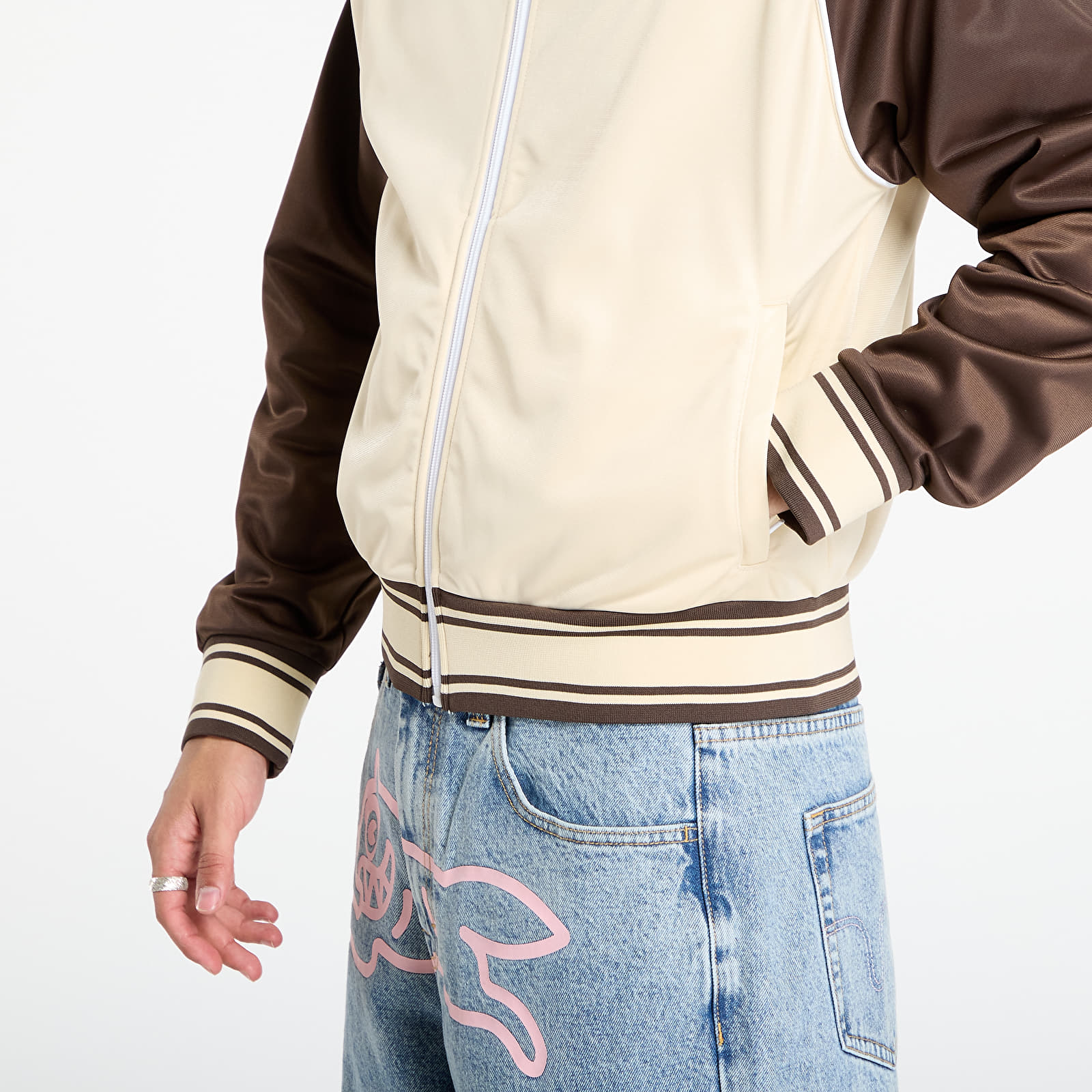 Mikiny Billionaire Boys Club Icecream Running Dog Zip Through Track Top Brown