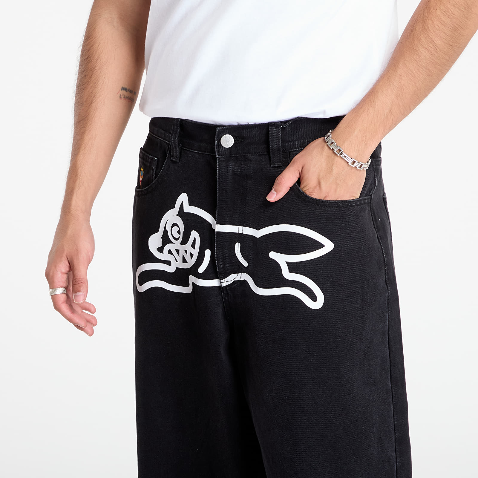 Teksad Billionaire Boys Club Icecream Running Dog Triple Scoop Denim Pants Black