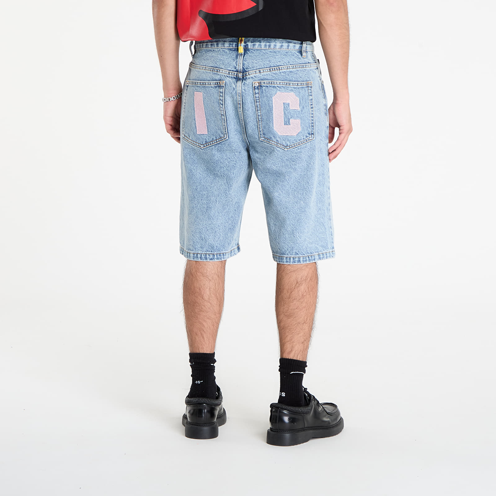 Shorts Billionaire Boys Club Icecream Running Dog Denim Shorts Heavy Wash Blue
