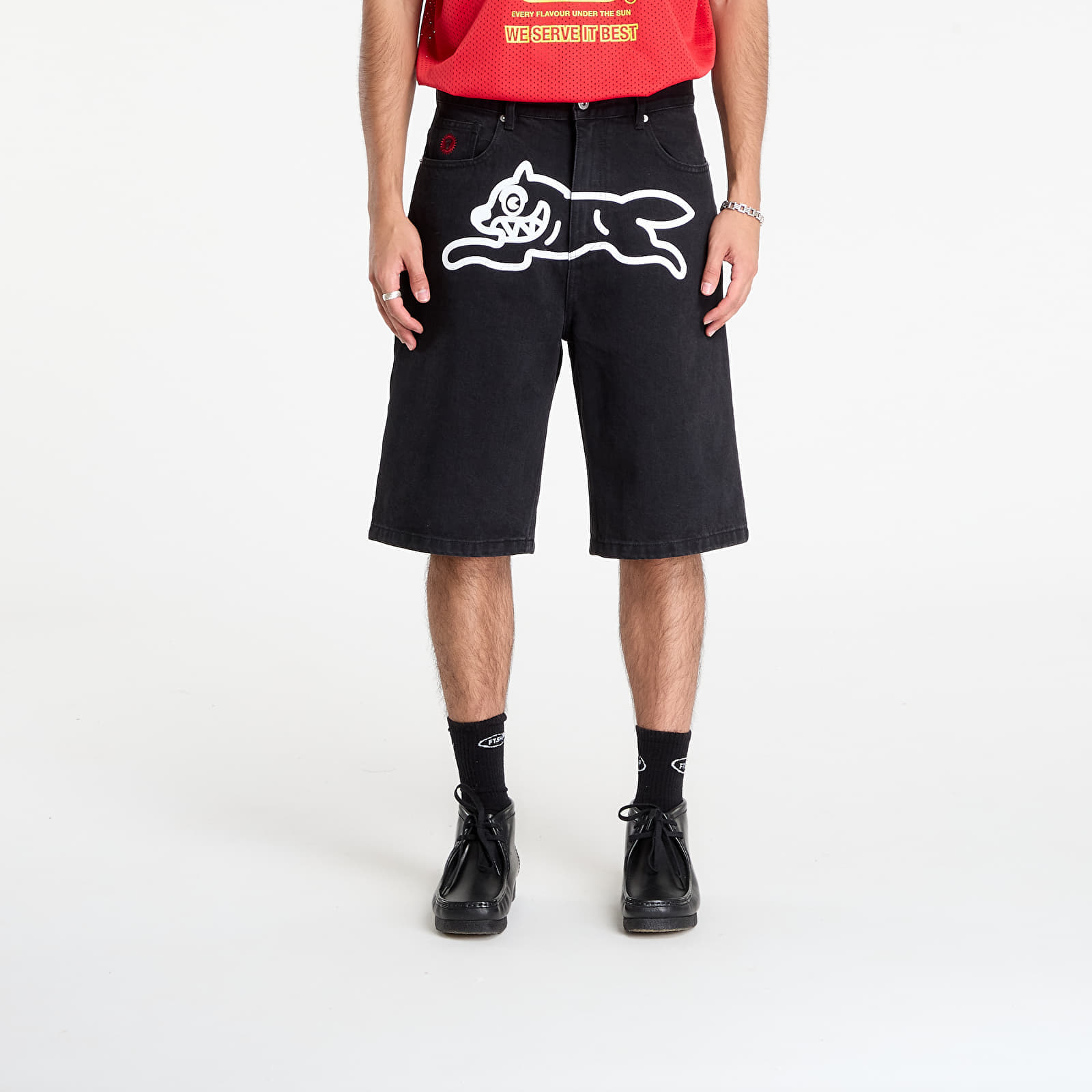 Pantaloni scurți Billionaire Boys Club Icecream Running Dog Denim Shorts Black 38