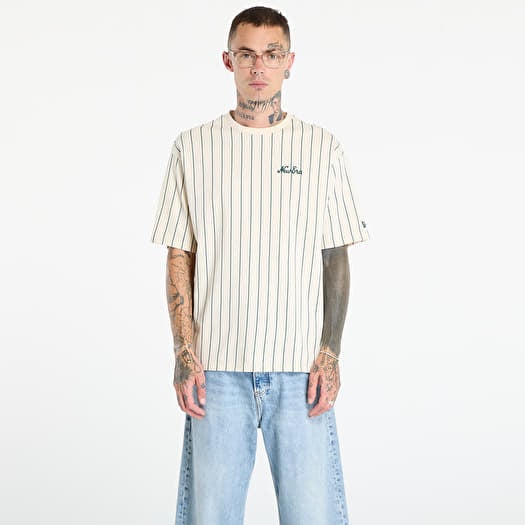 T-shirt New Era Pinstripe T-Shirt Light Cream