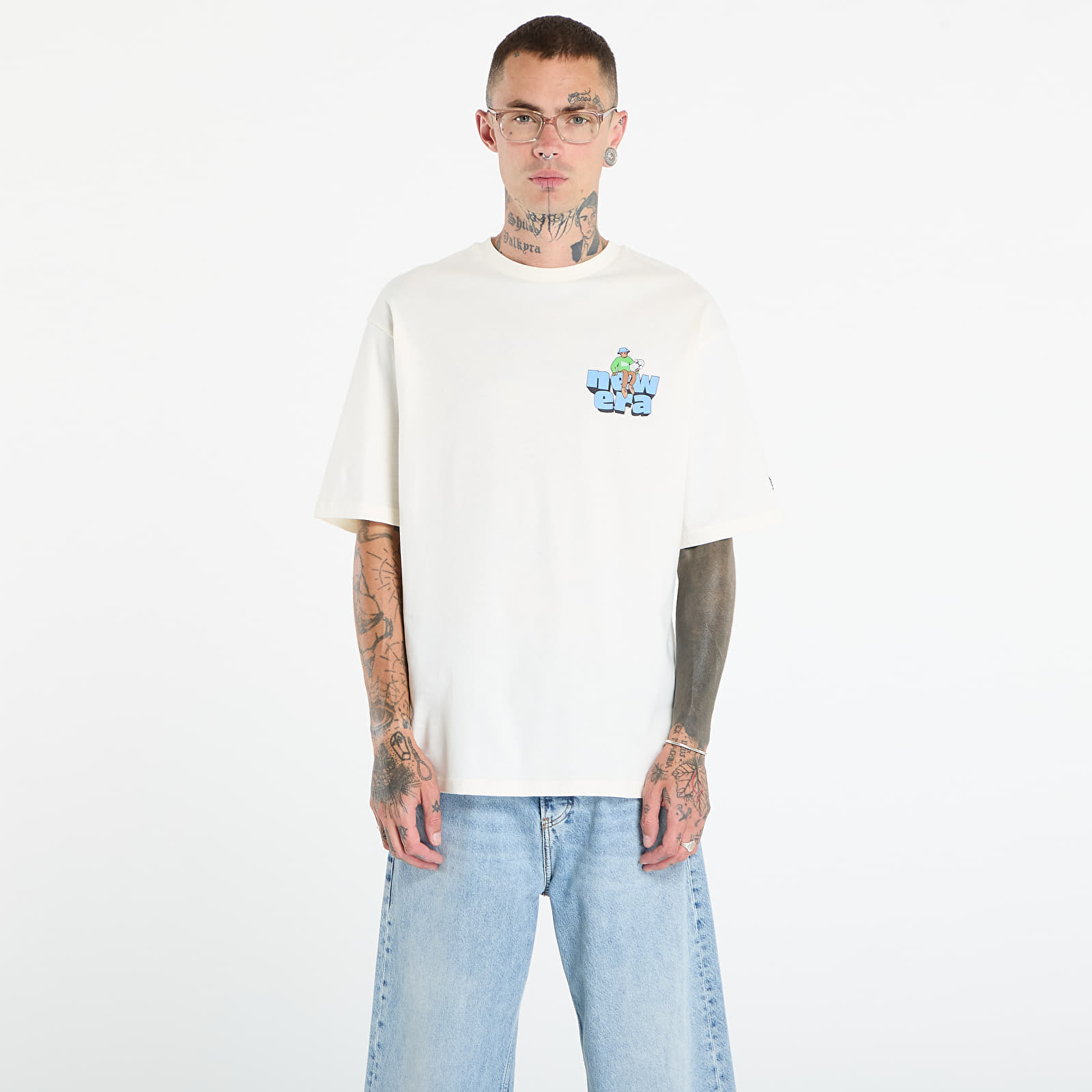 Tricou New Era Graphic 1 Off White S