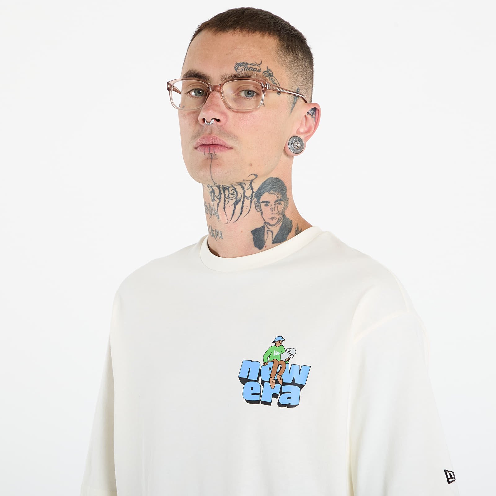 T-shirts New Era Graphic 1 Off White