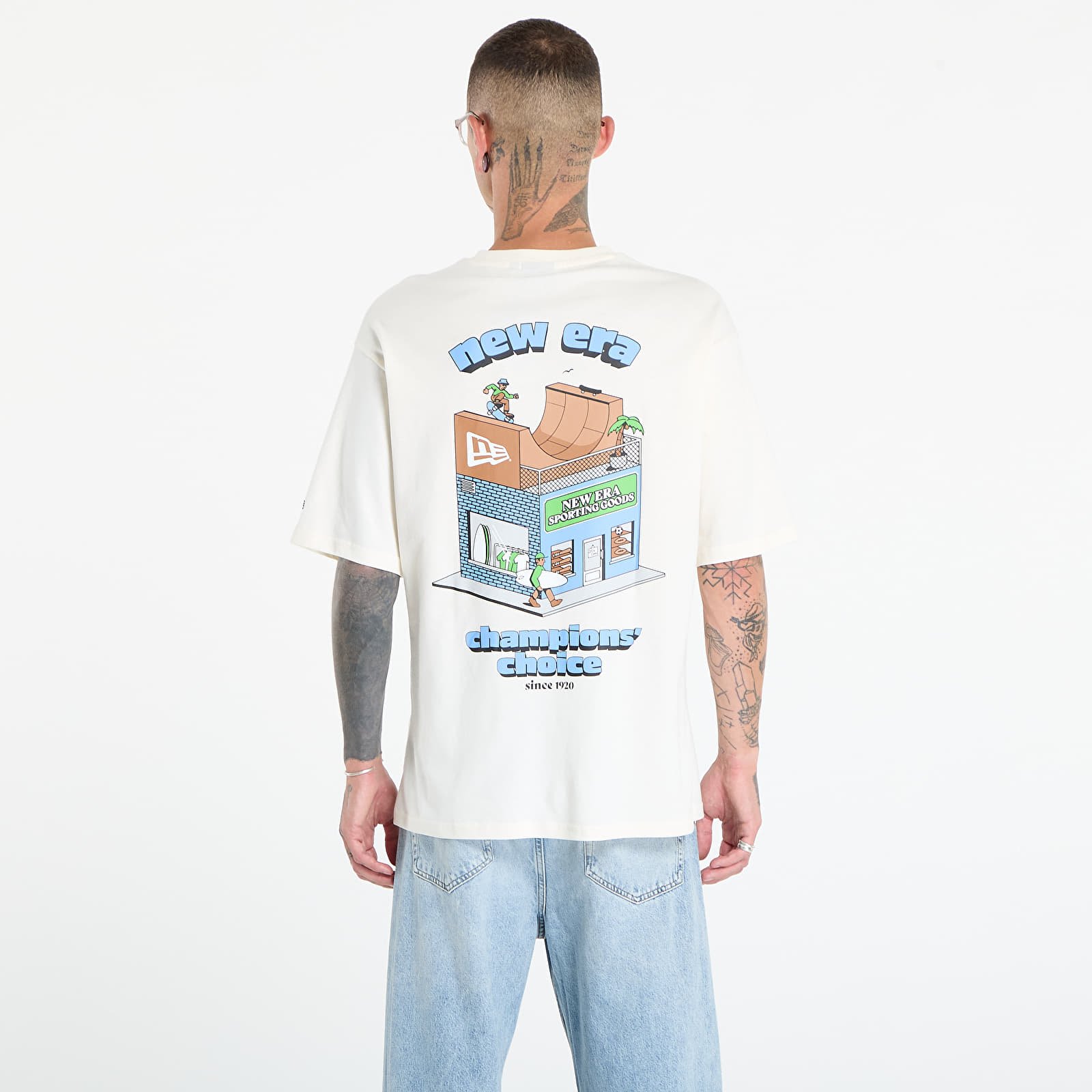 T-shirts New Era Graphic 1 Off White