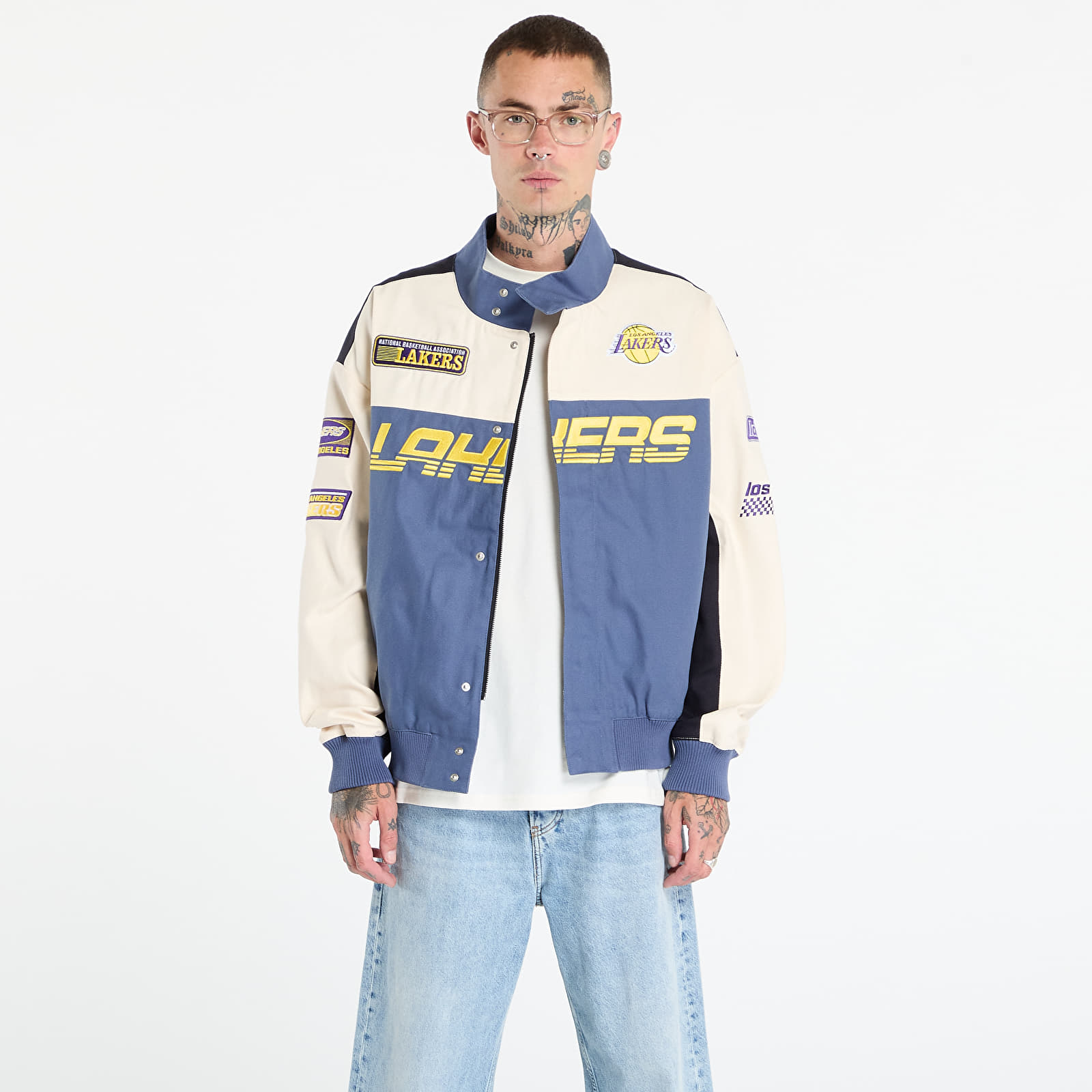 Jackets New Era NBA Motorsport Los Angeles Lakers UNISEX Min