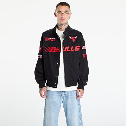 New Era NBA Motorsport Chicago Bulls Jacket Black