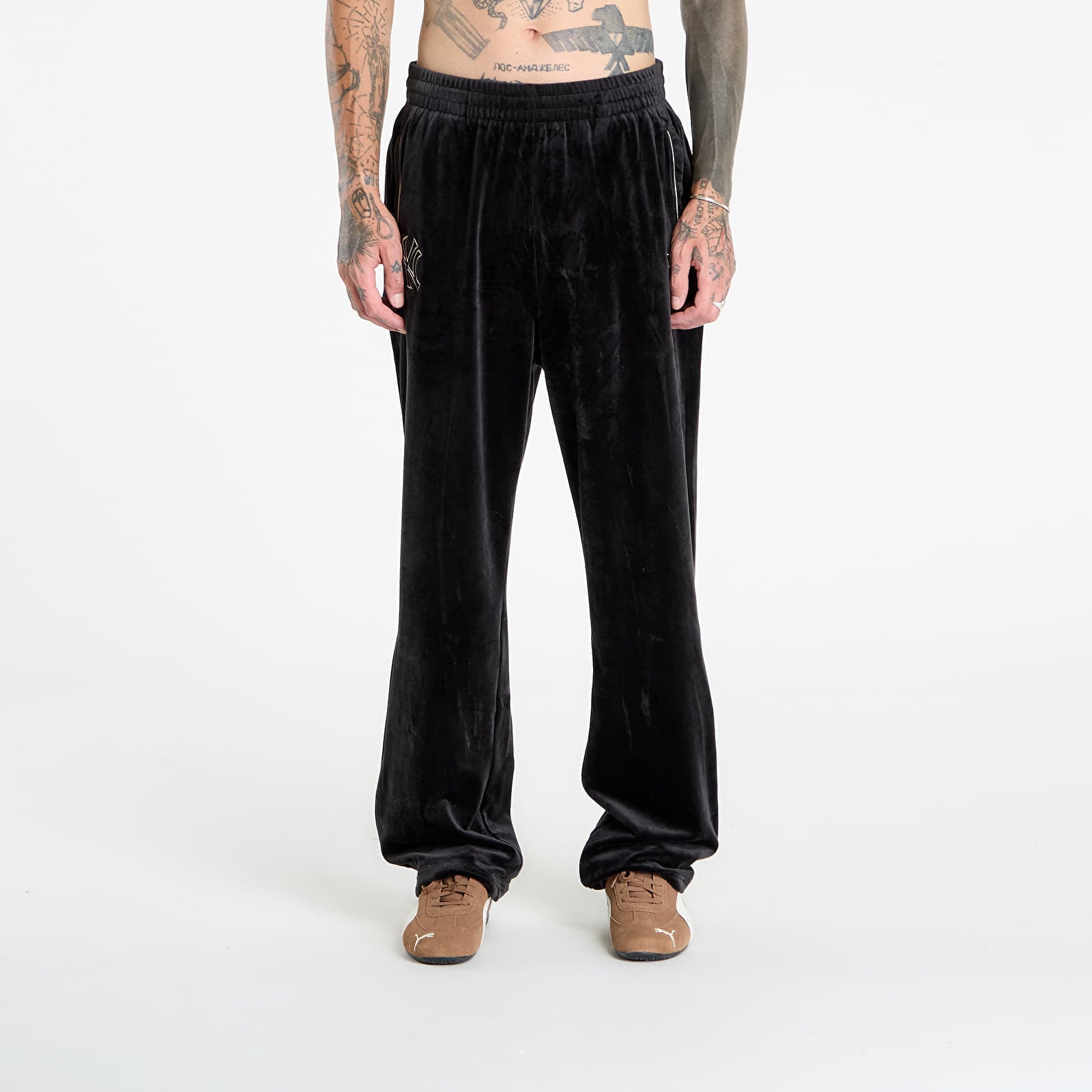 Pantaloni de trening New Era MLB Velour Track New York Yankees Black M