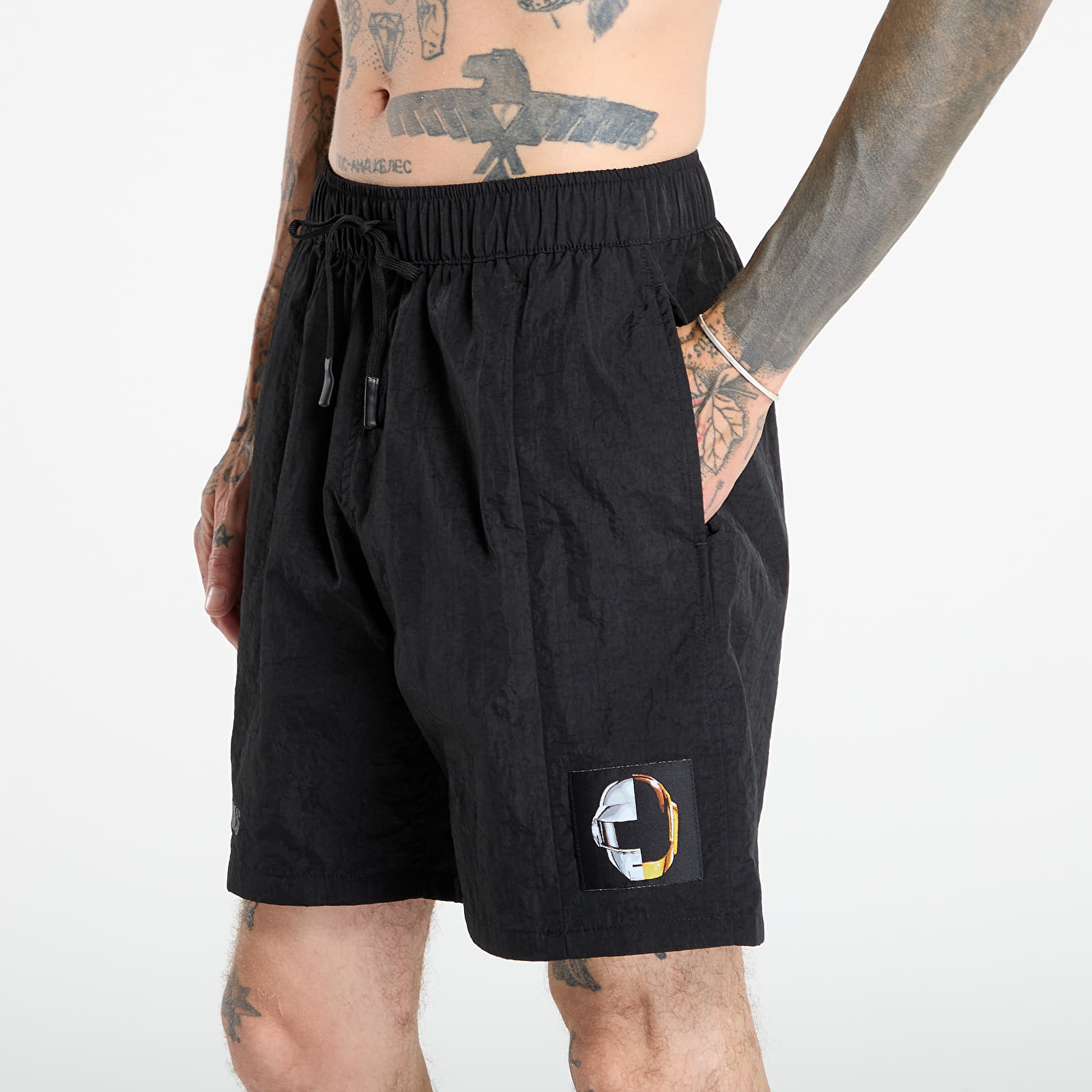 Shorts PLEASURES Daft Club Crush Hiking Shorts Black