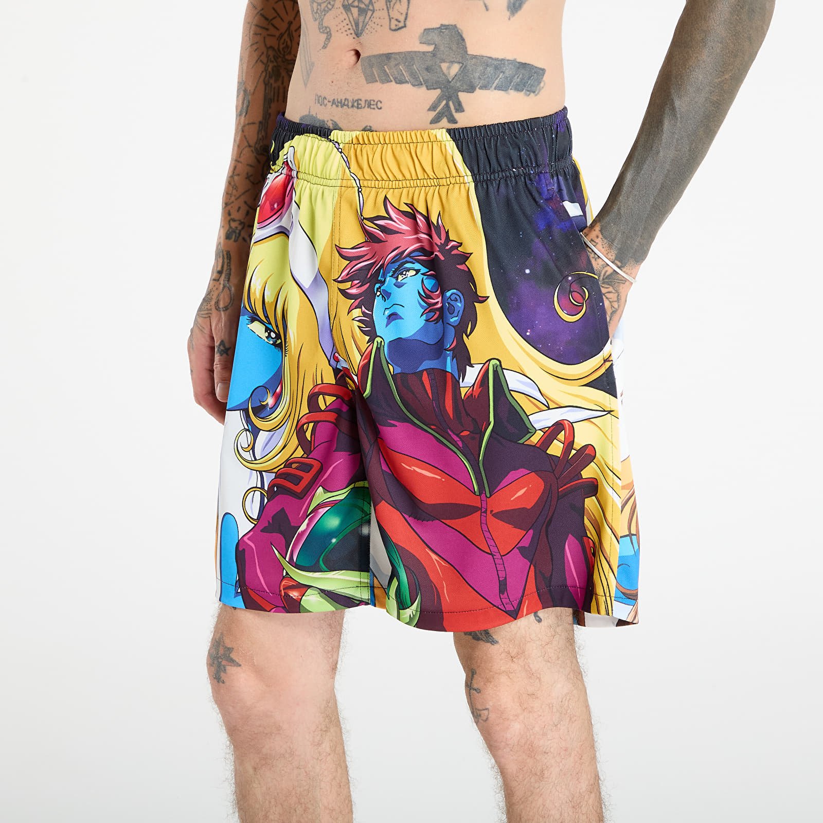 Shorts for menn PLEASURES Interstella Shorts Multi