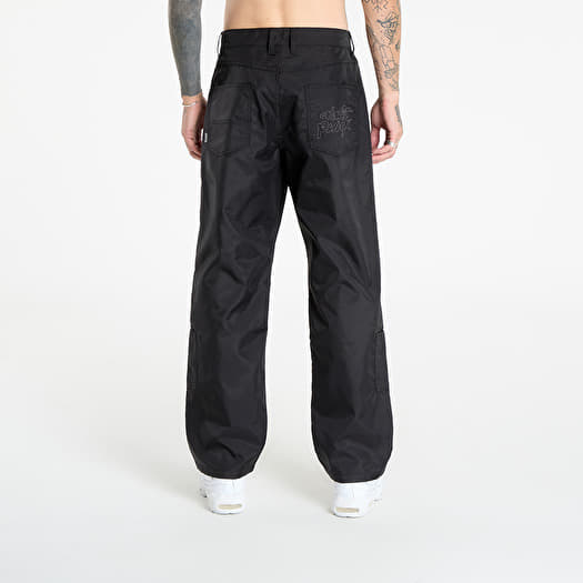 PLEASURES Daft Club Helmets Nylon Work Pants Black | Footshop
