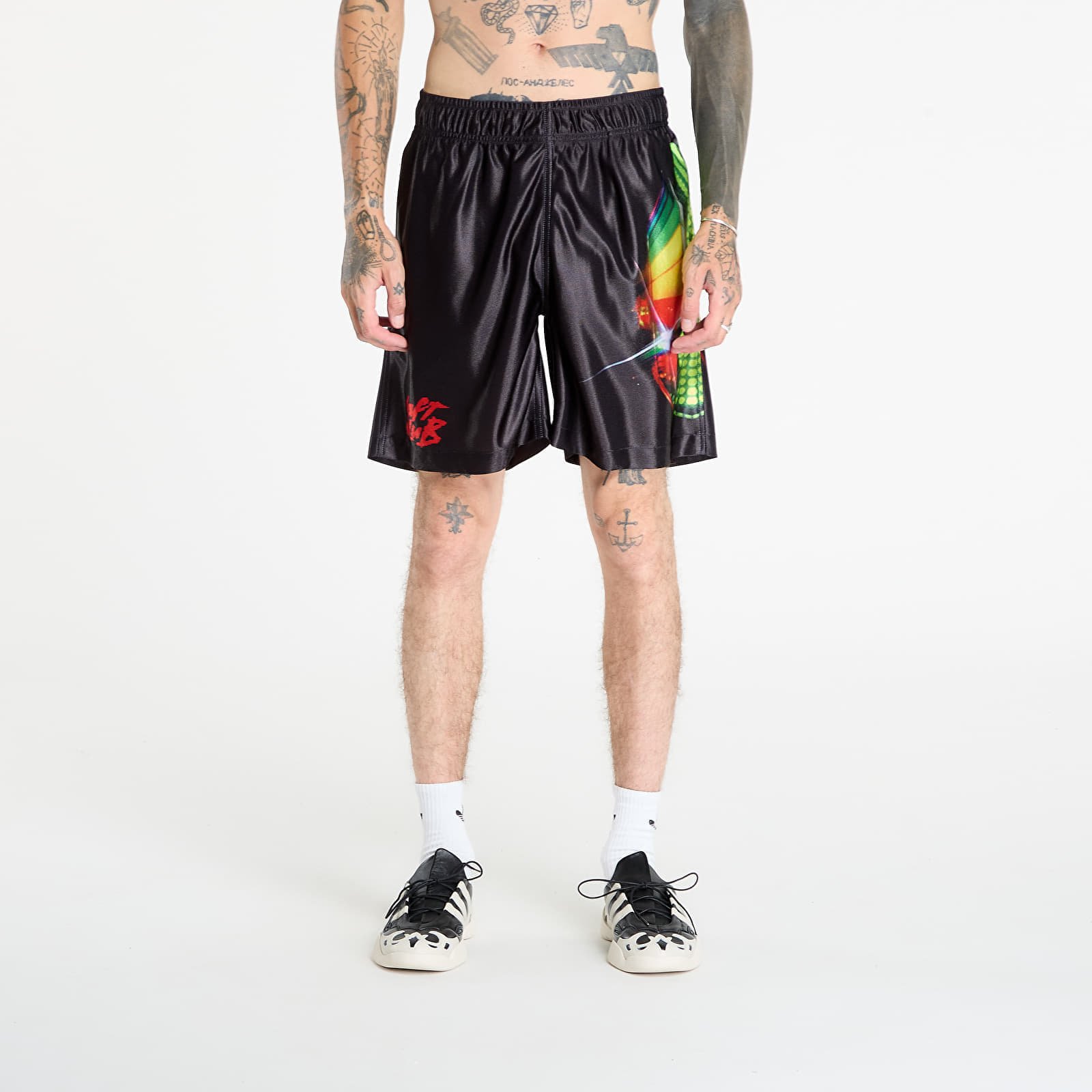 Pantaloni scurți PLEASURES Daft Club Sport Shorts Black M