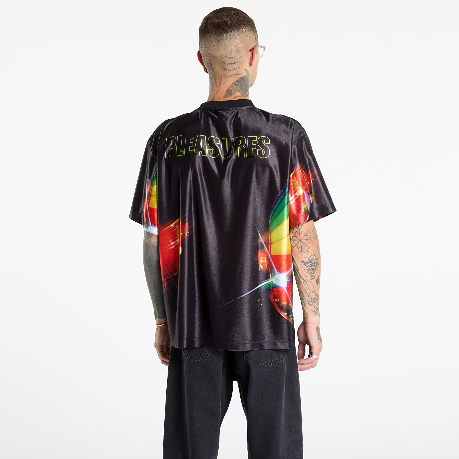T-shirts PLEASURES Daft Club Sport Shirt Black