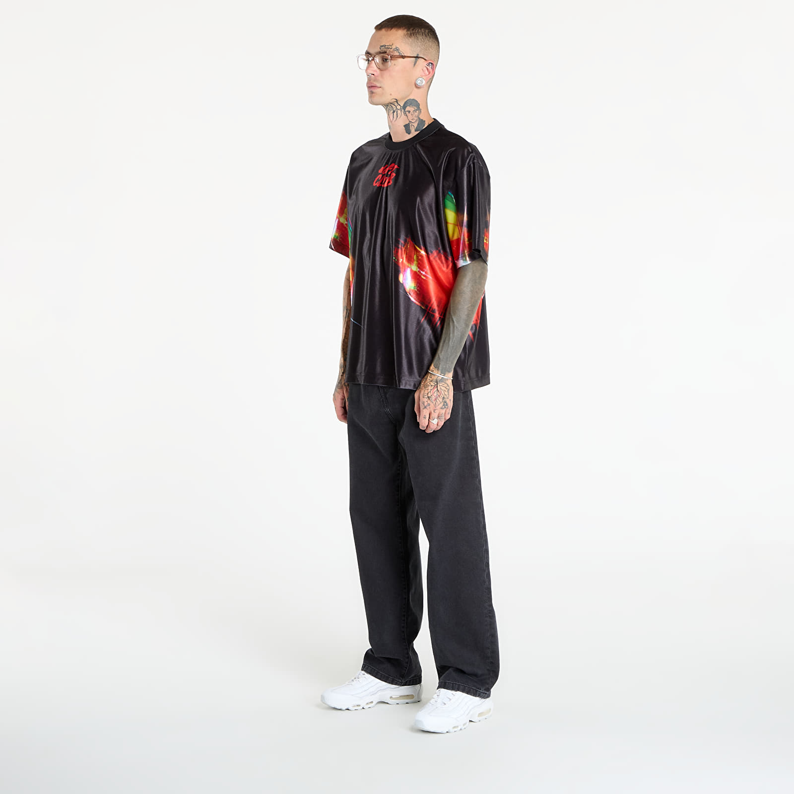 T-shirts PLEASURES Daft Club Sport Shirt Black