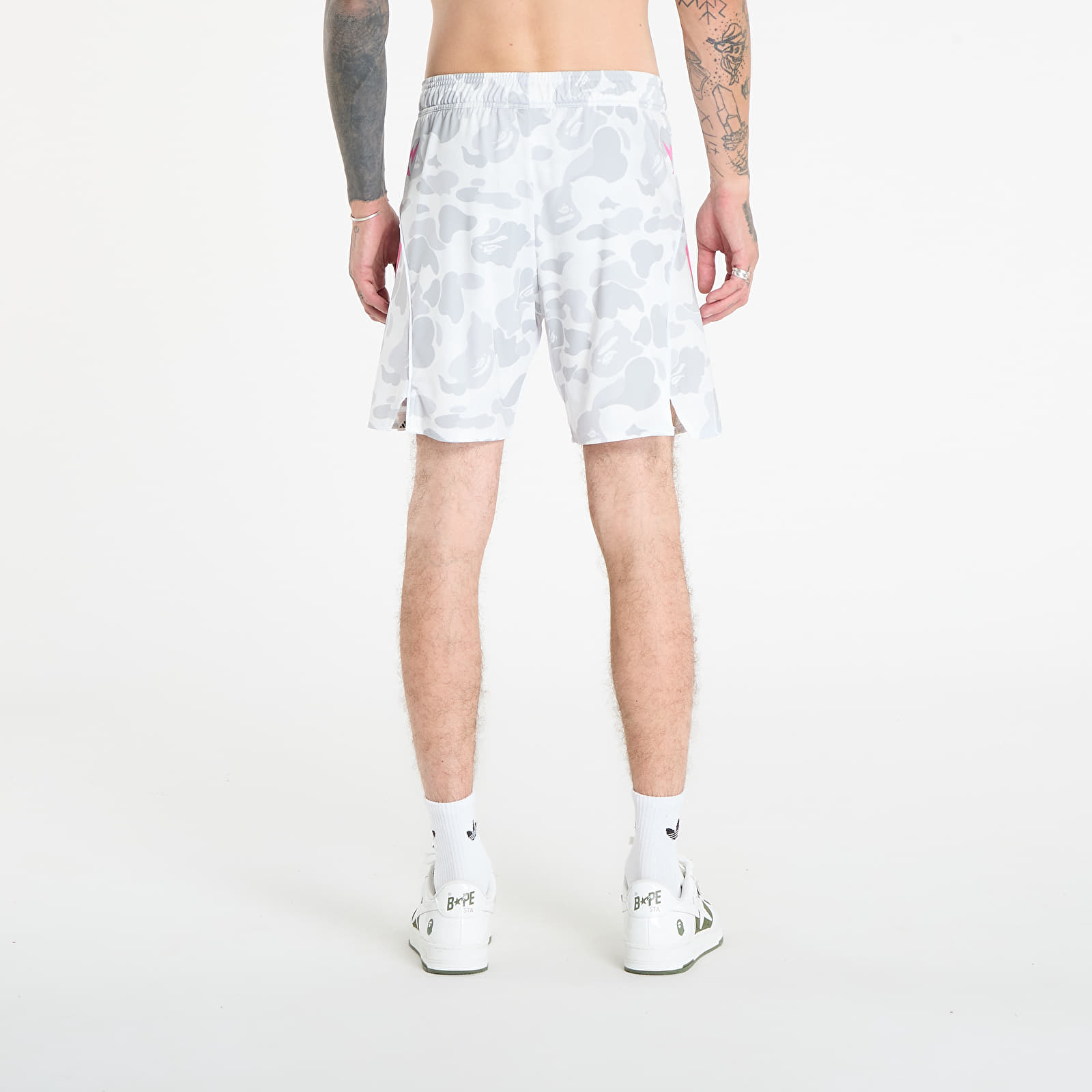 Kurzhosen adidas x BAPE FB Shorts White