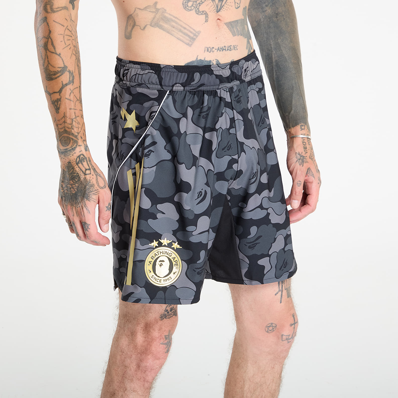 Kurzhosen adidas x BAPE FB Shorts Black