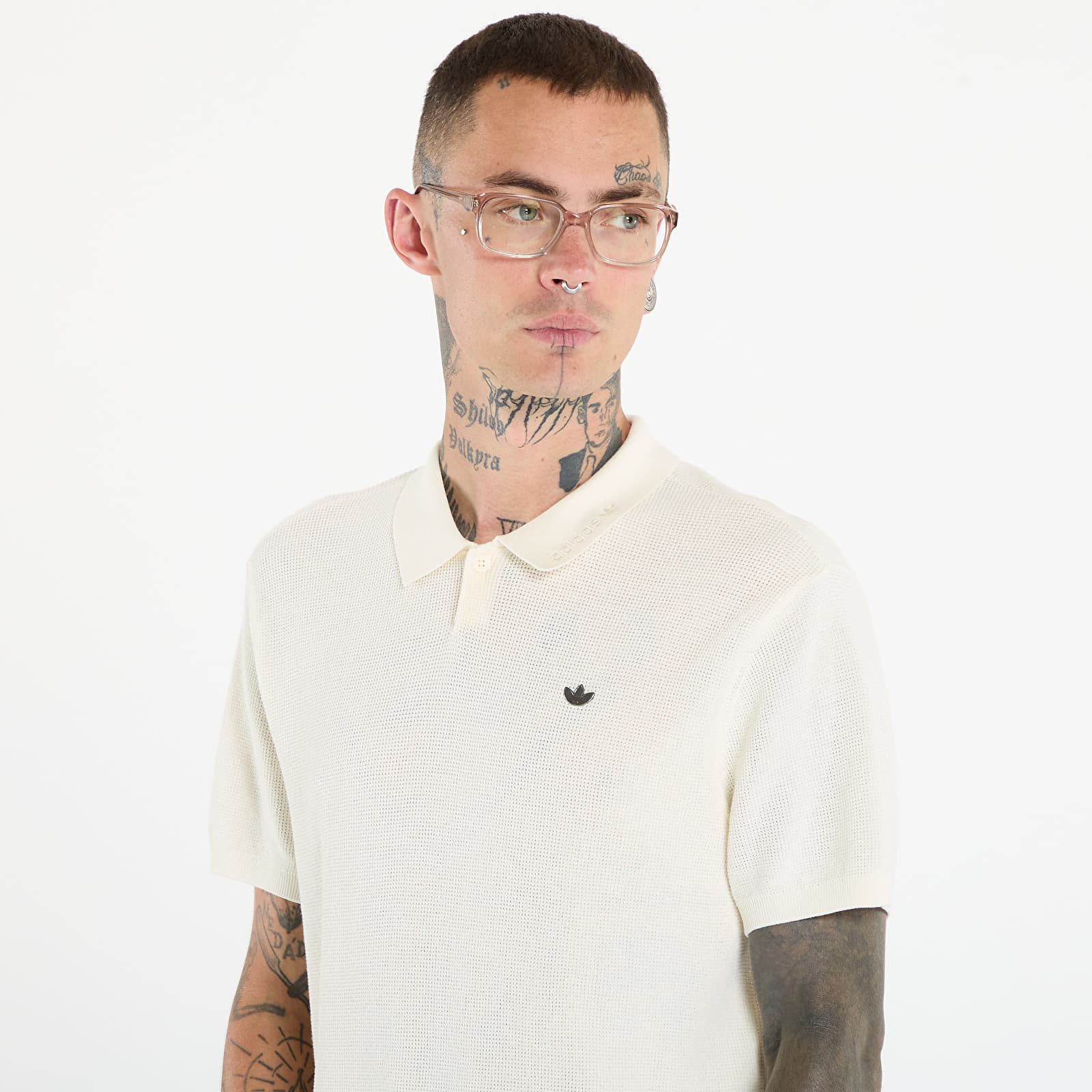 T-shirts adidas Premium Polo Cream White