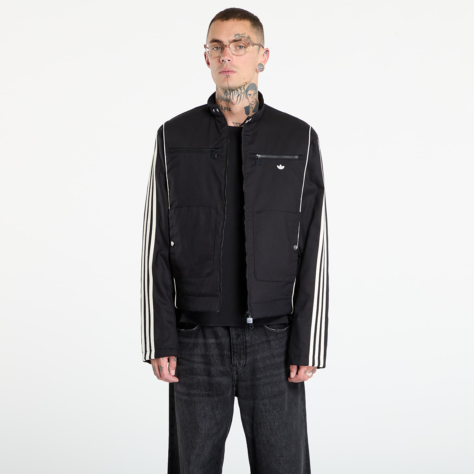 Jackets adidas Premium Waxed Jacket Black/ Black/ Off White