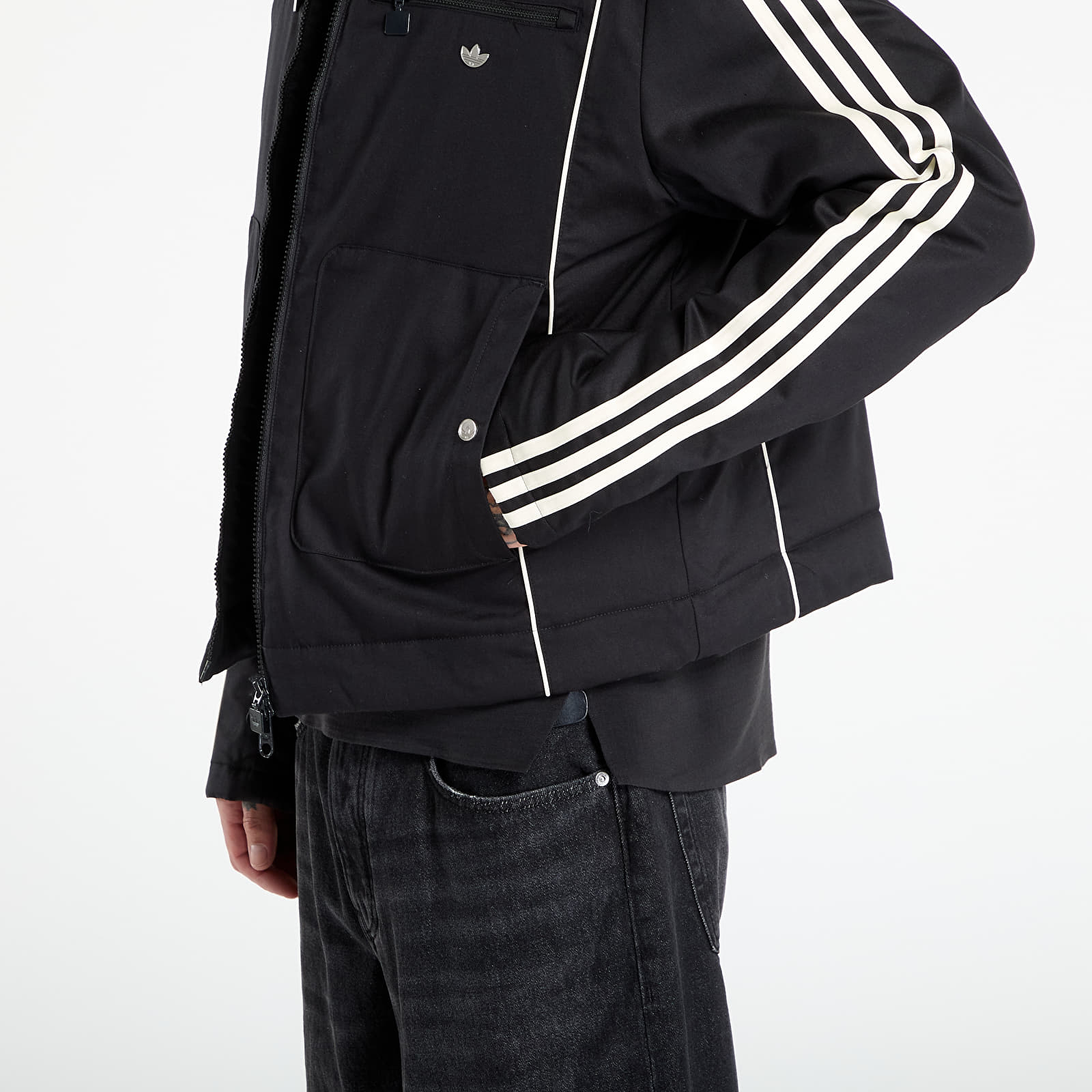 Jackets adidas Premium Waxed Jacket Black/ Black/ Off White