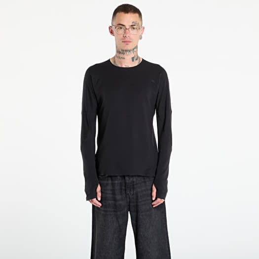 T-shirt Y-3 M Running Long Sleeve T-Shirt Black