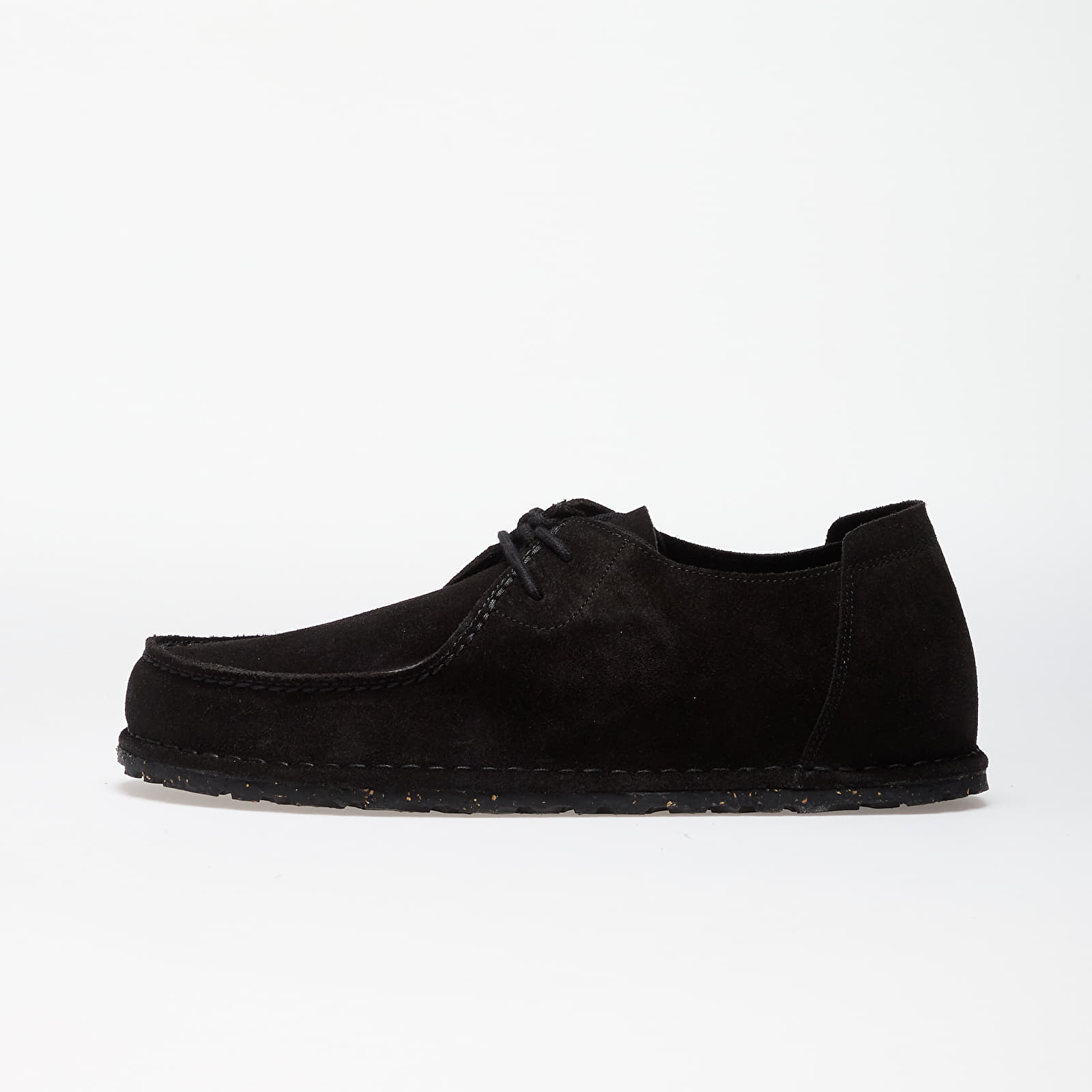 Herresko Birkenstock Utti Lace Suede Leather Black