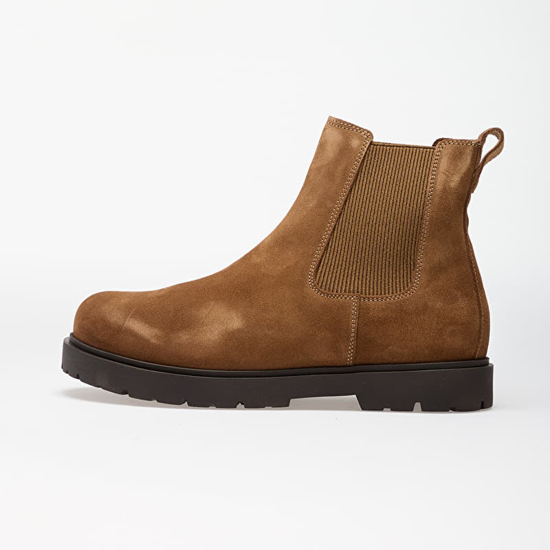 Birkenstock Highwood Slip On Men Suede Leather Dark Tea