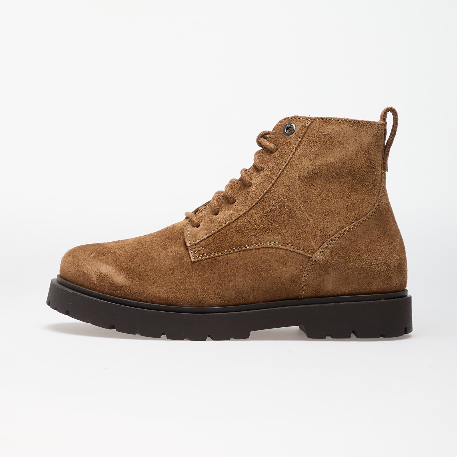 Sko til kvinder Birkenstock Highwood Lace Mid Suede Leather Dark Tea