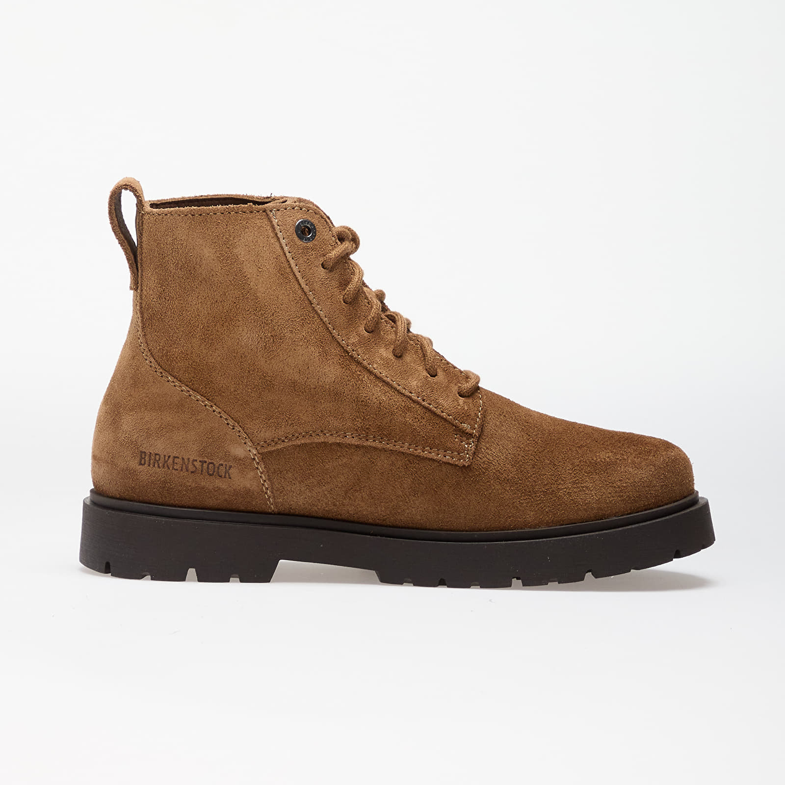 Sko til kvinder Birkenstock Highwood Lace Mid Suede Leather Dark Tea