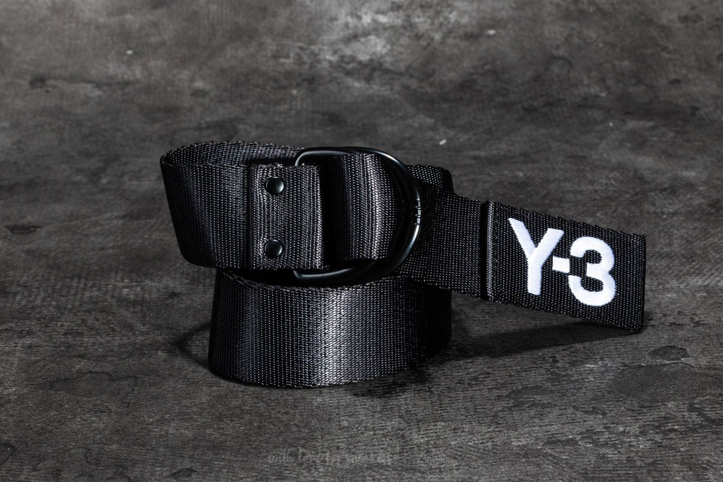 Y3 belt black hot sale