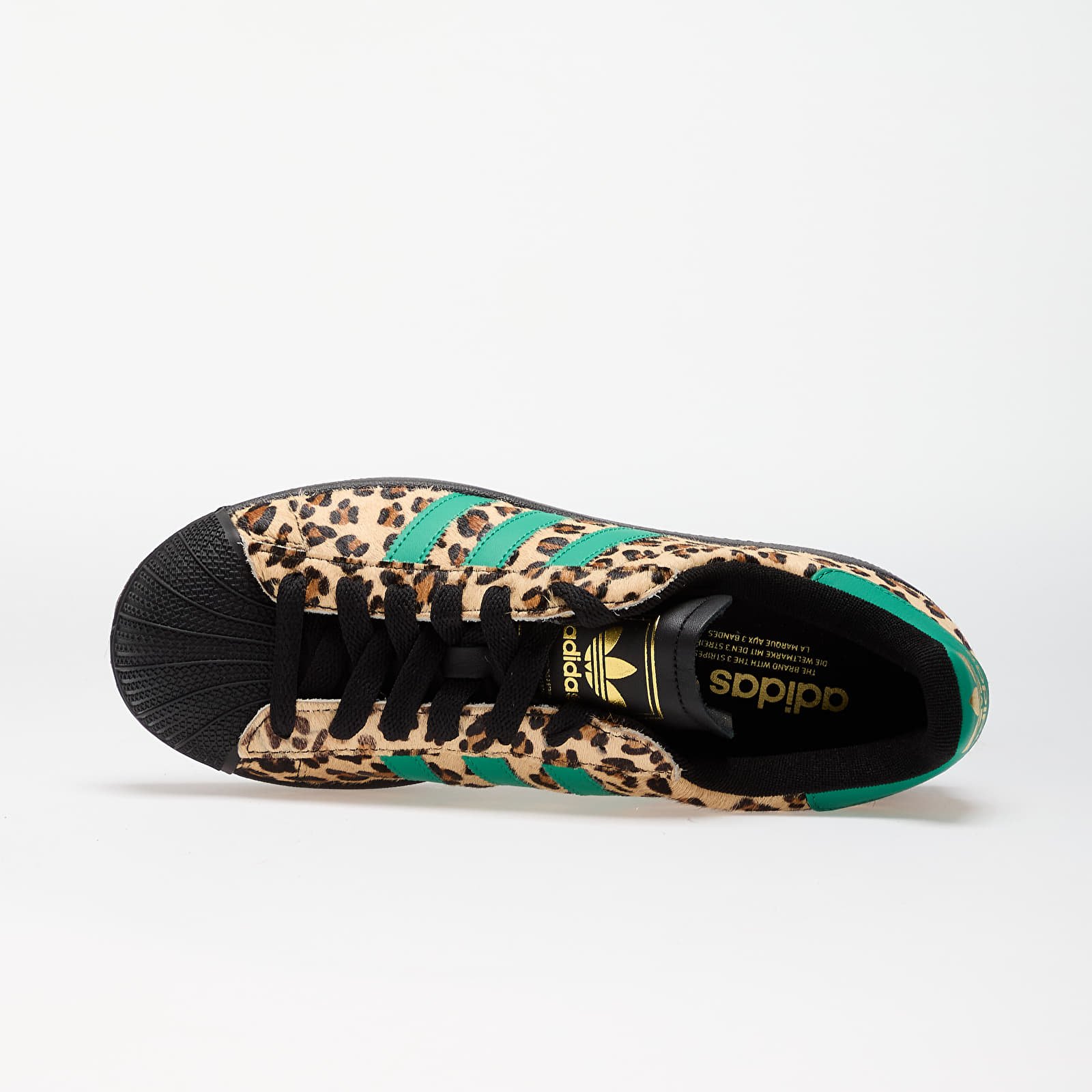 Moteriška avalynė adidas Superstar II W Core Black/ Court Green/ Gold Metallic