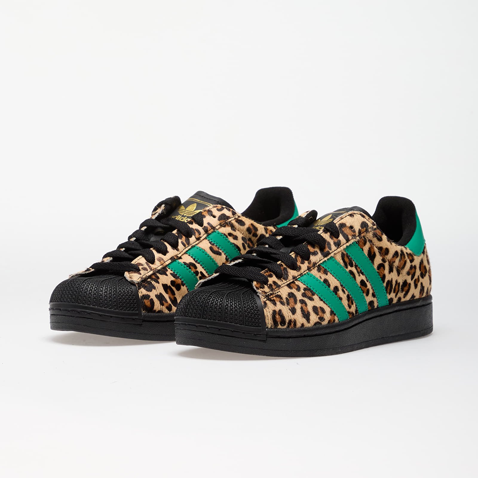 Moteriška avalynė adidas Superstar II W Core Black/ Court Green/ Gold Metallic